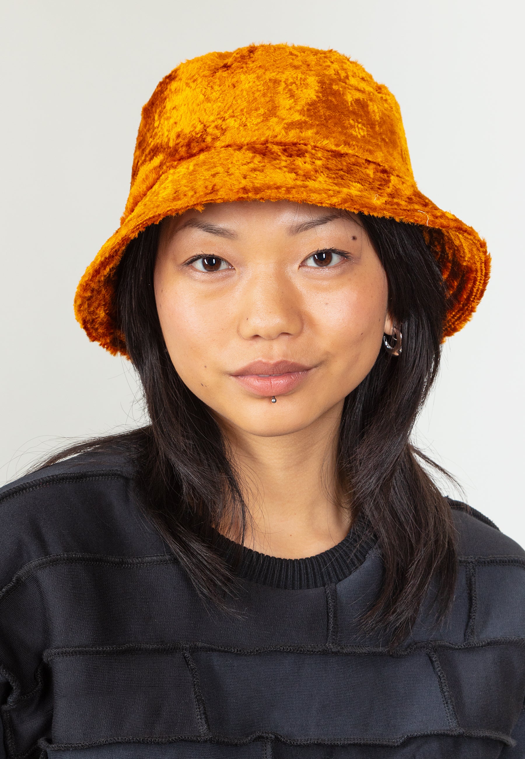 MAHLA womens vegan Bucket Hat Burned Orange