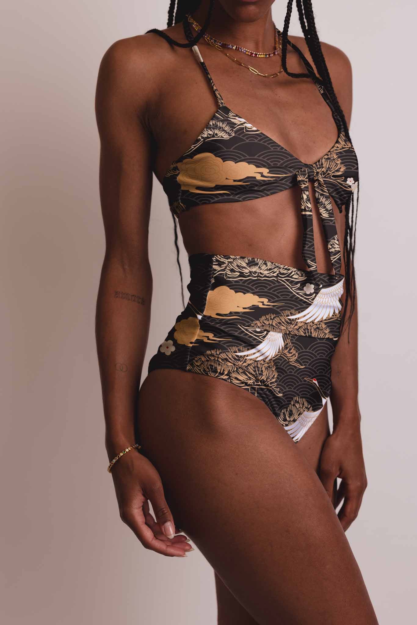 ZAFUL Tweedelige bikiniset voor dames, met verstelbare push-up