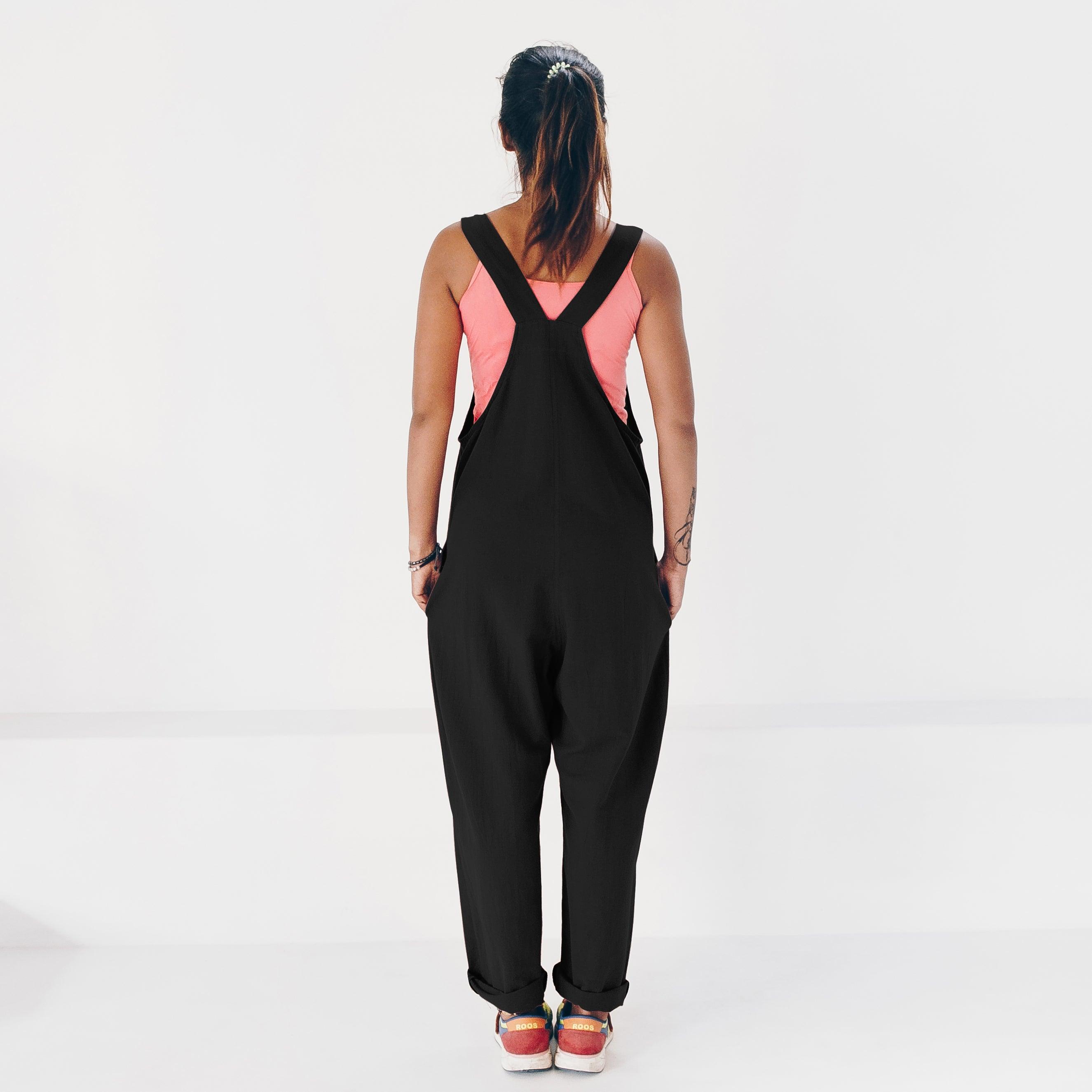 The Driftwood Tales womens vegan Broekpak - zwart