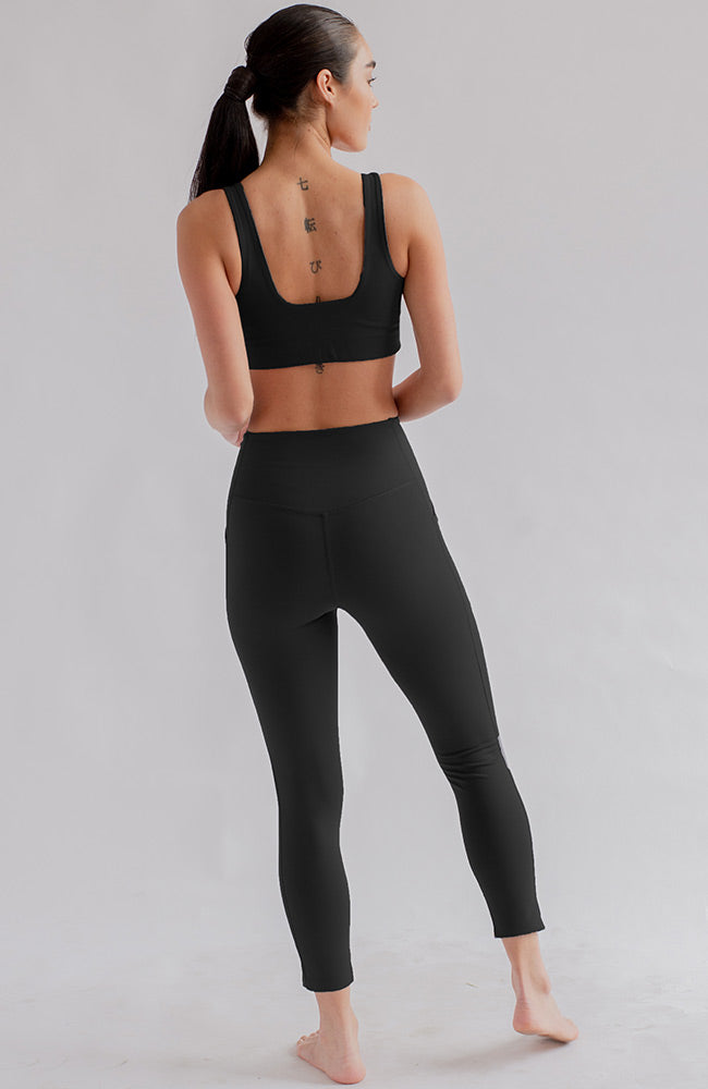 Girlfriend Collective womens vegan Leggings High-Rise Black