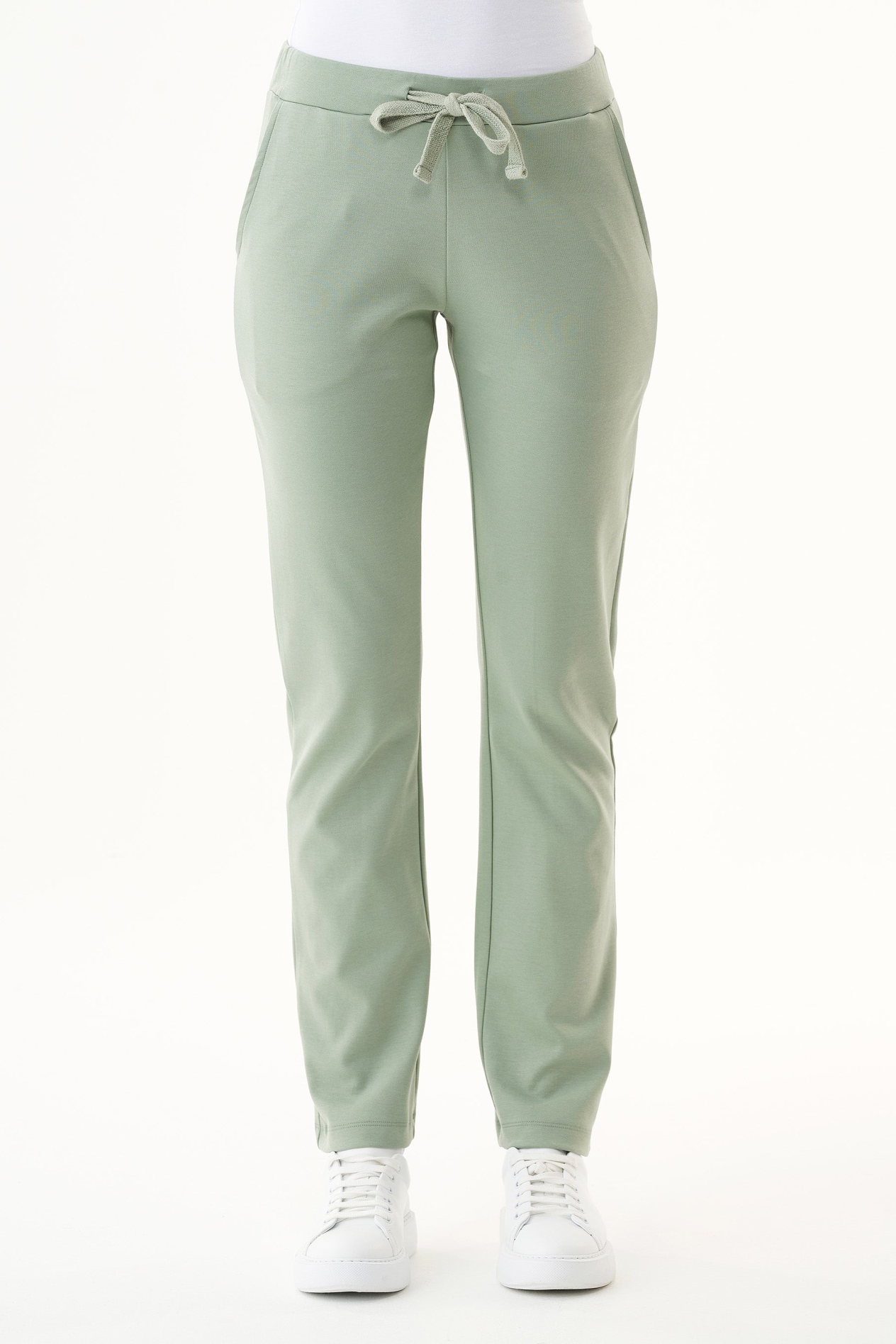 ORGANICATION Damen vegan Sweatpants Staubiges OlivgrÃ¼n