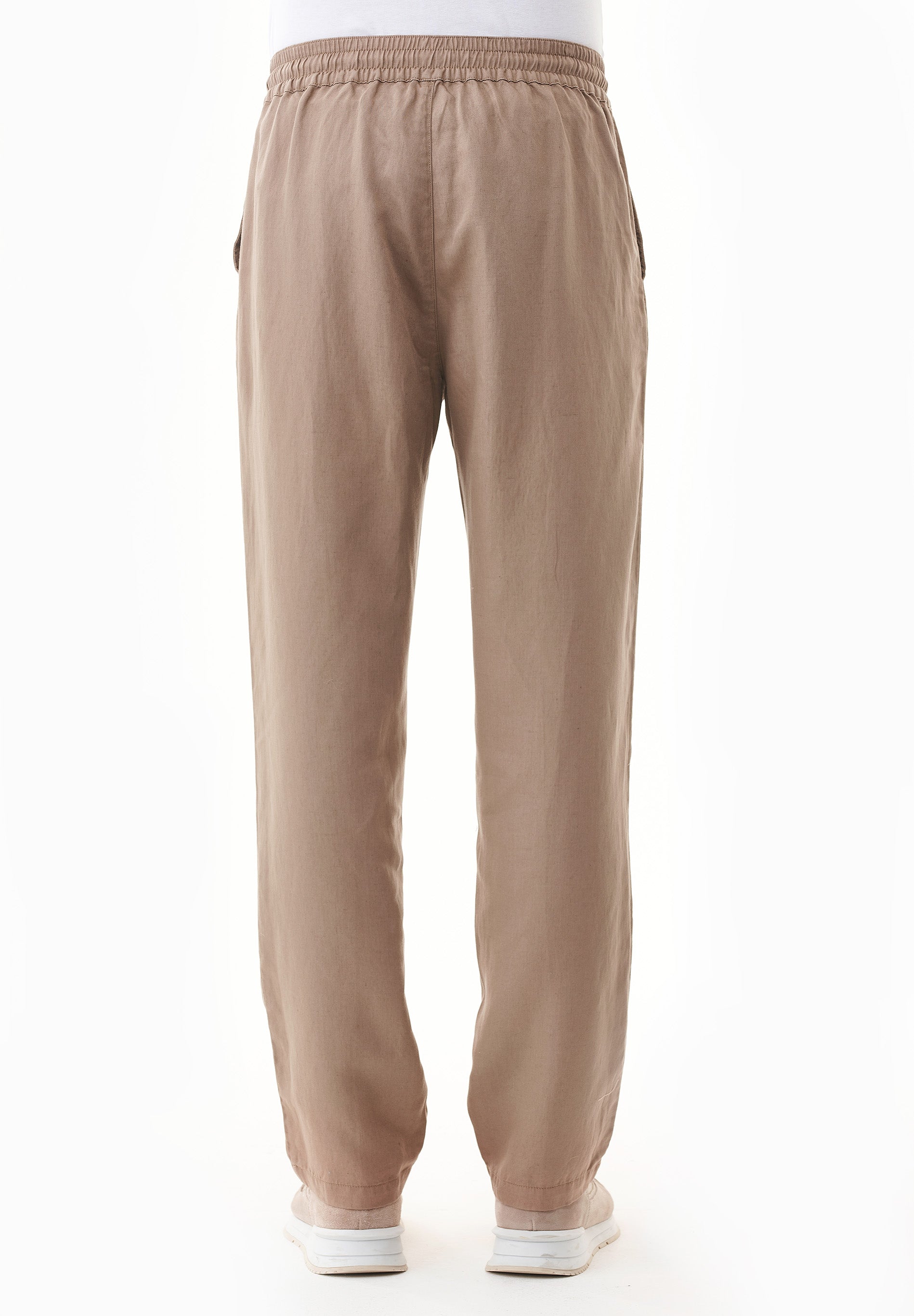 Image of ORGANICATION mannen vegan Broek Diep Taupe Bruin