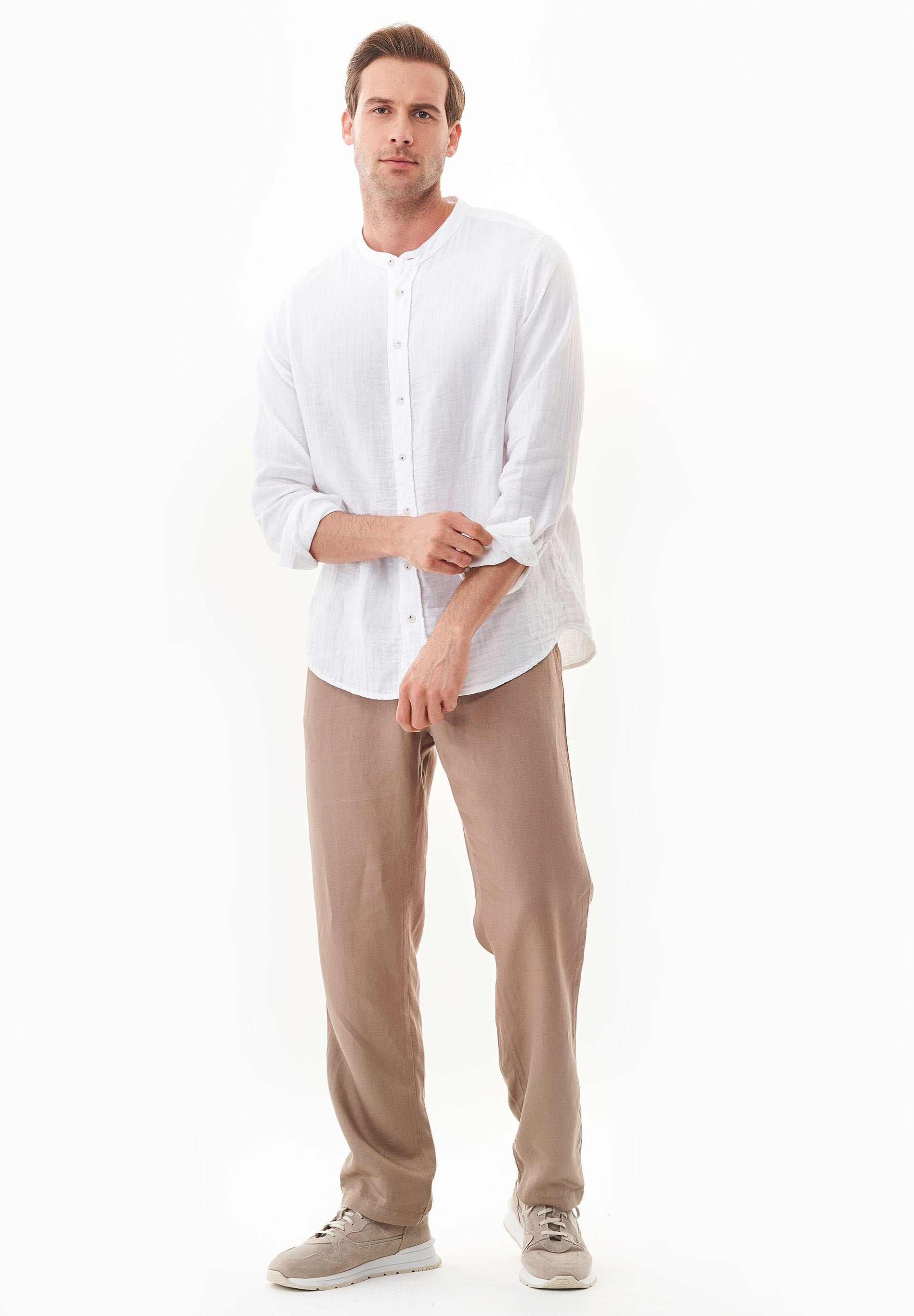 ORGANICATION men vegan Shirt White