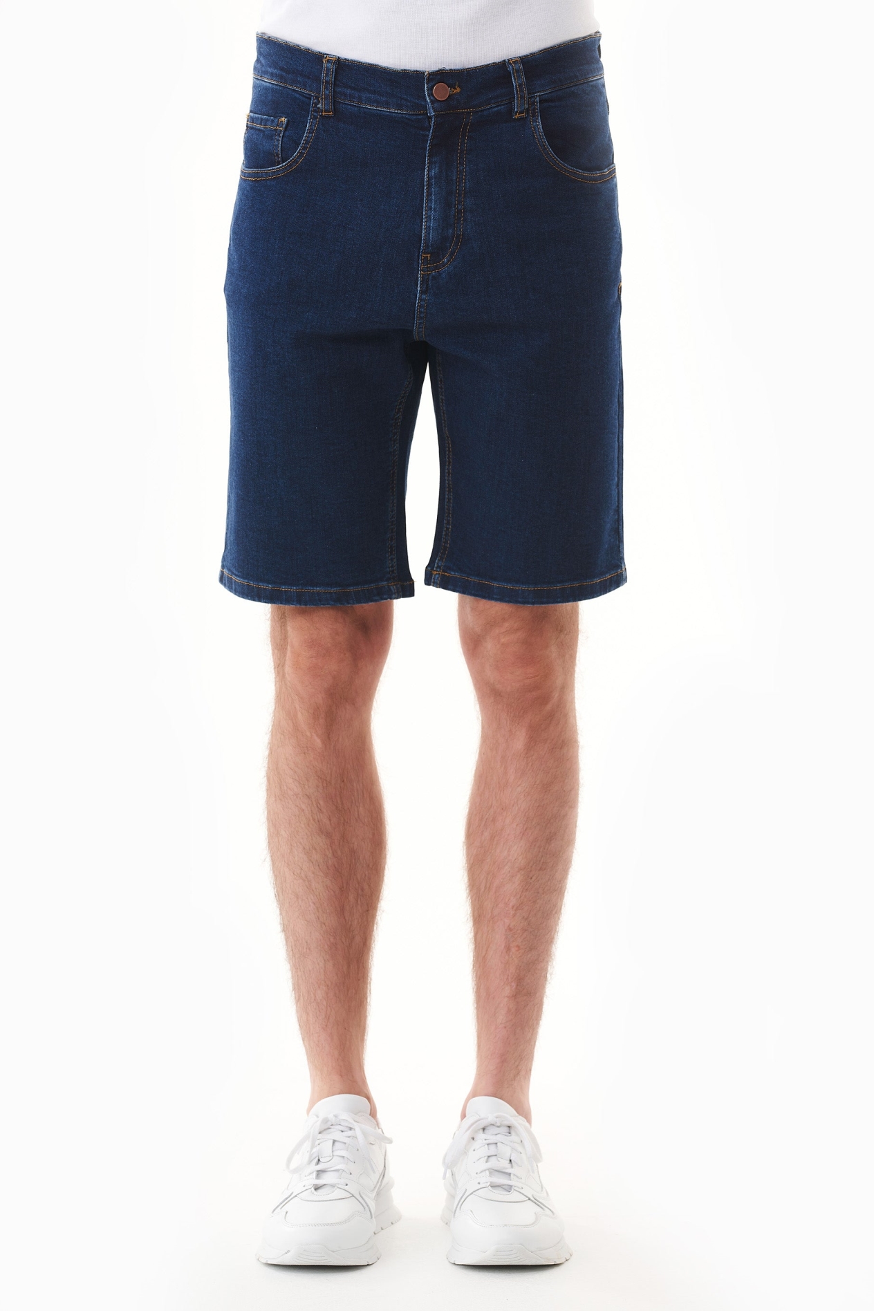 ORGANICATION Herren vegan Denim Shorts Mid Blue