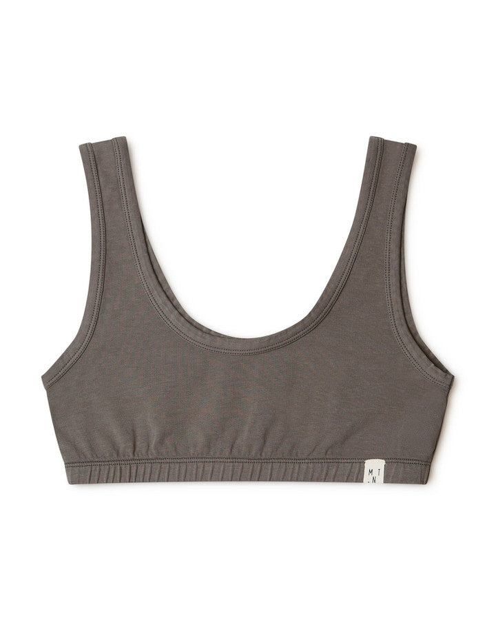 MATONA womens vegan Bra Basic Graphite Grey