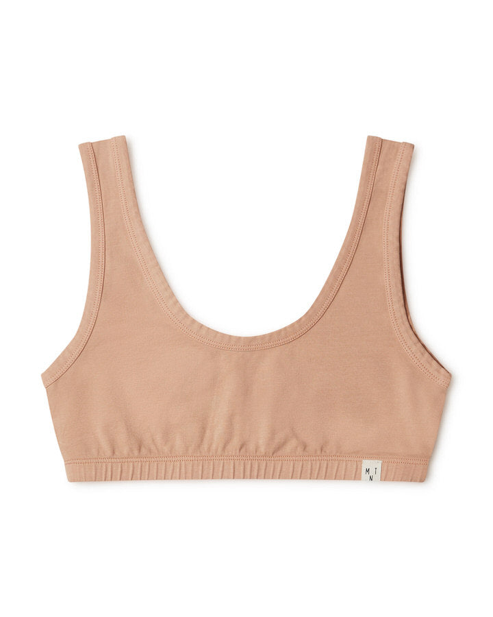 MATONA womens vegan Bra Basic Terracotta Orange