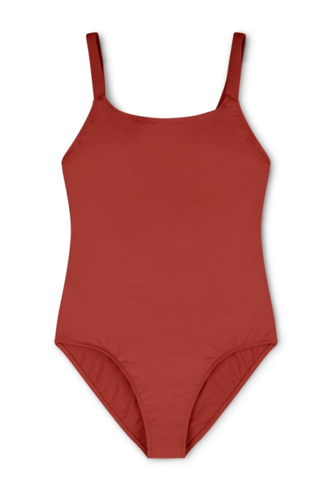 Image of MATONA dames vegan Badpak Rubia Rood