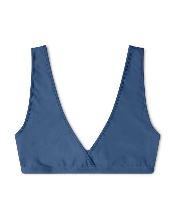 72007 - Damen vegan Bikinioberteil Taubenblau