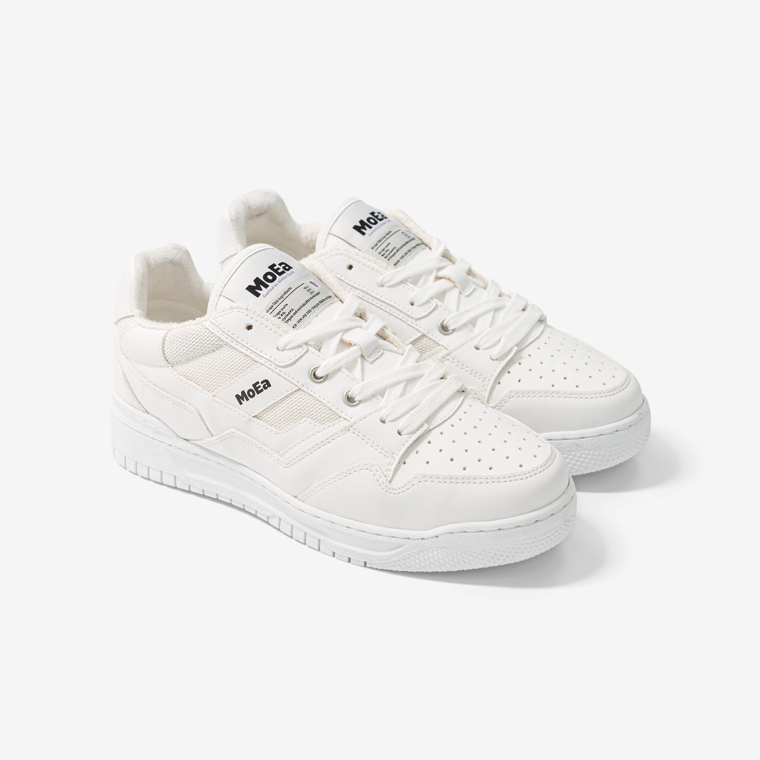 MoEa men vegan Sneakers Gen2 Grapes Full White