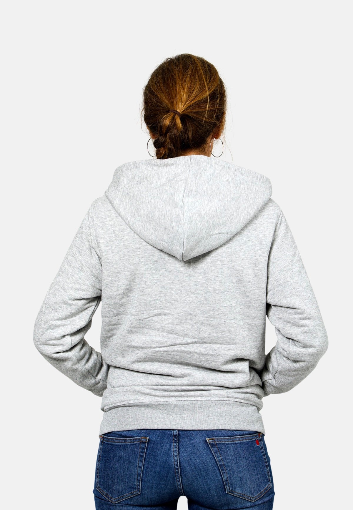 72328 - Damen vegan Hoodie Winter Hygger Sherpa Heather Grey 72328 - Damen vegan Hoodie Winter Hygger Sherpa Heather Grey