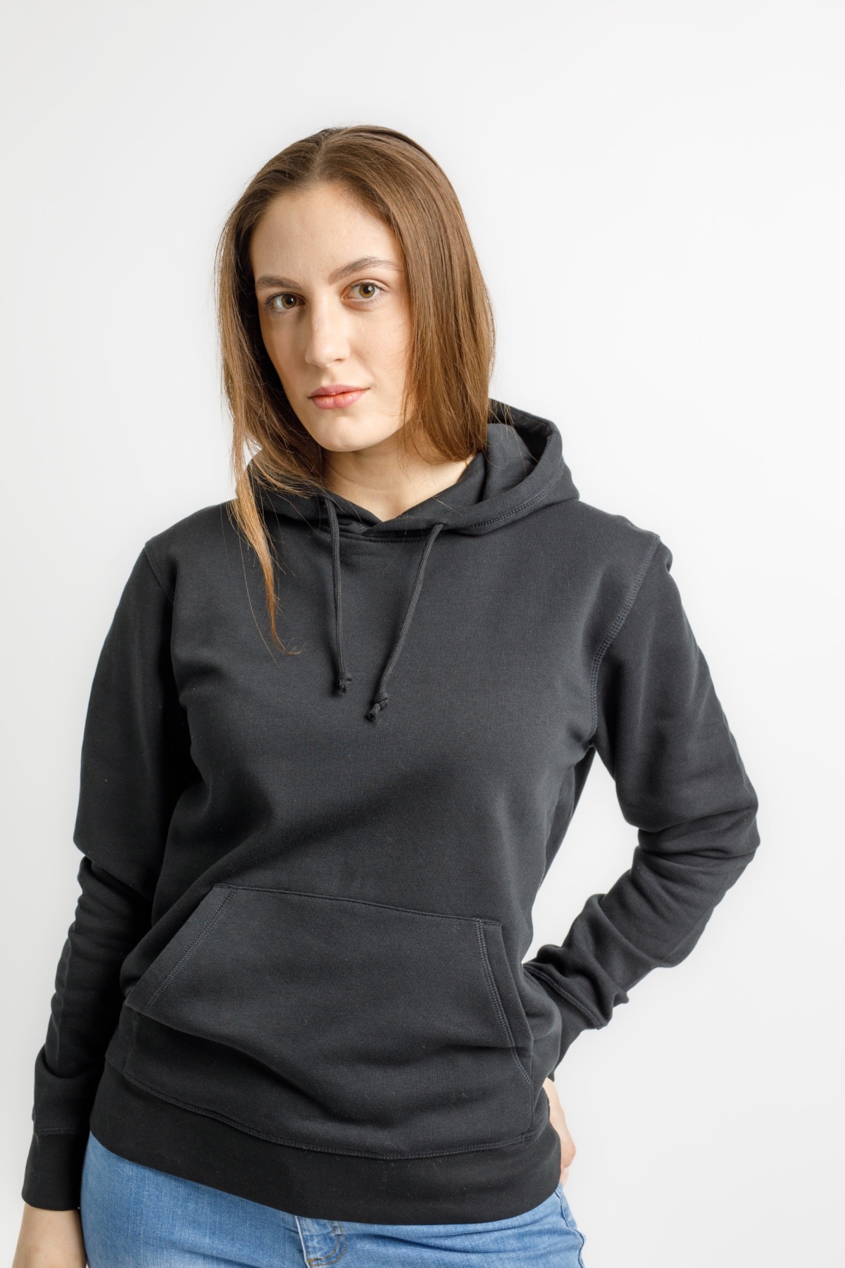 TORLAND Damen vegan Kapuzenpulli Drummer Schwarz