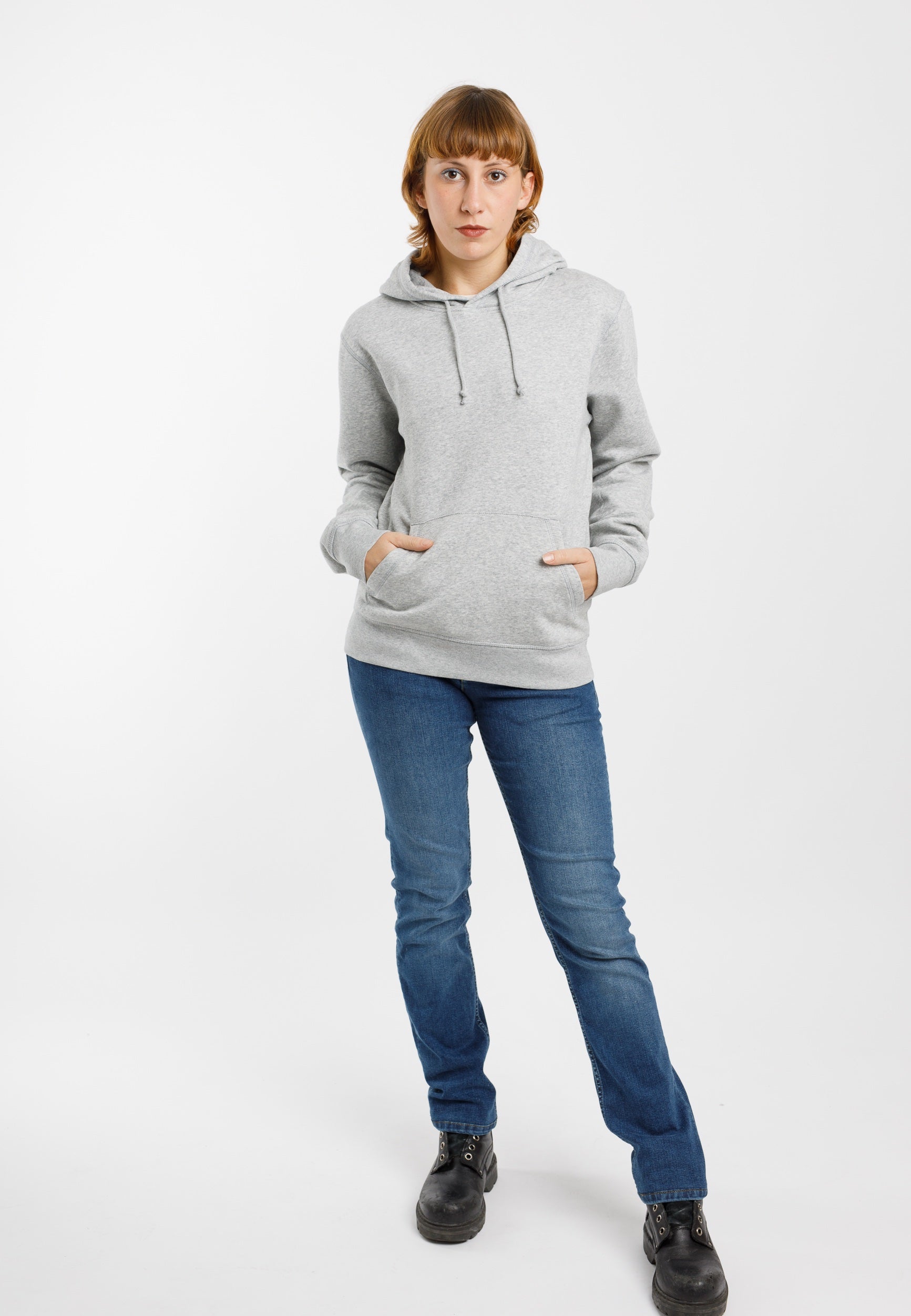 TORLAND womens vegan Hoodie Drummer Heather Grey