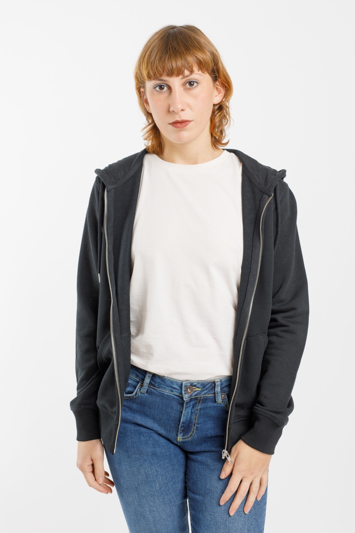 TORLAND Herren vegan Zip Hoodie Connector Schwarz