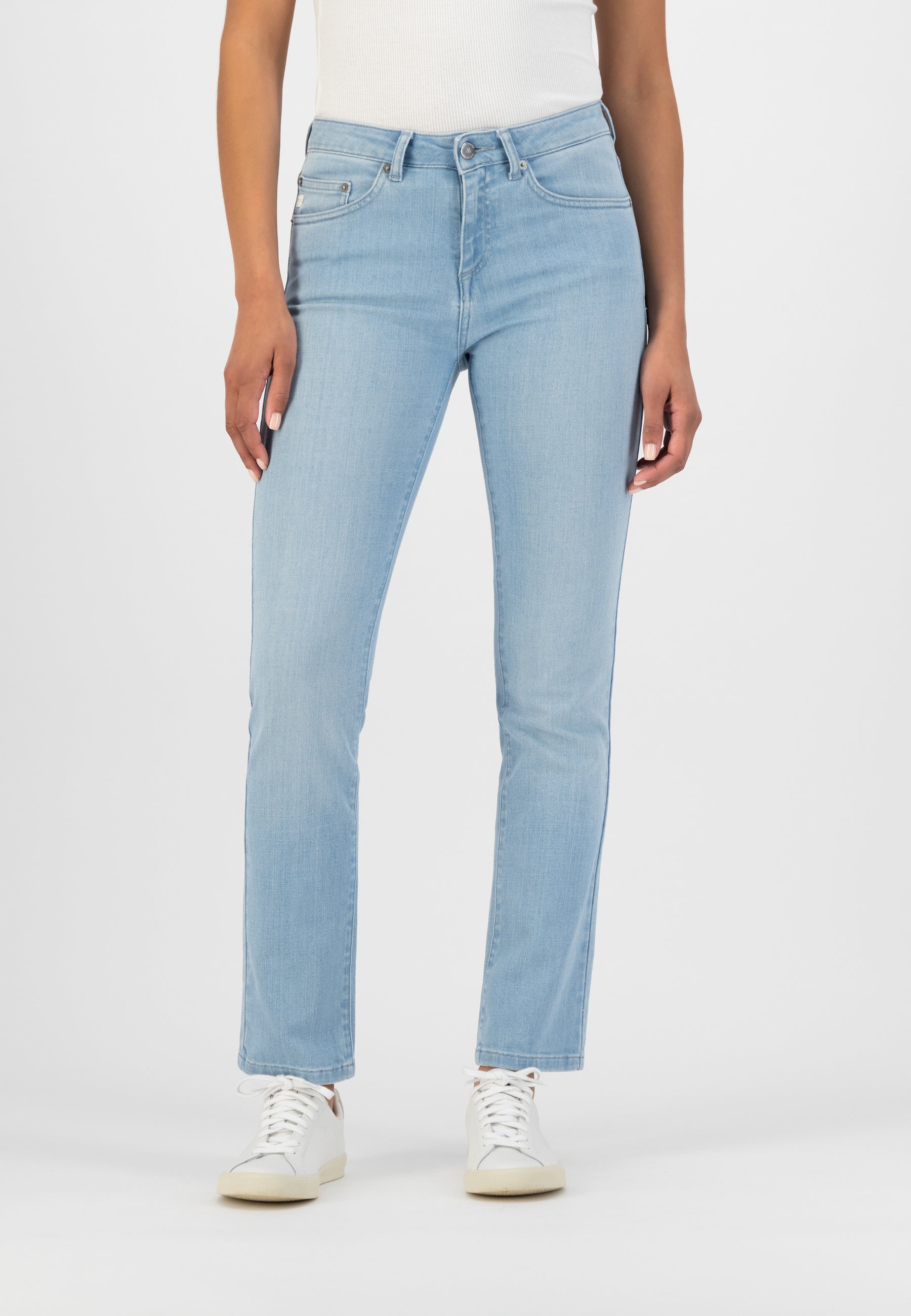 72489 - Damen vegan Jeans Gerade Faye Sunny Stone Blau