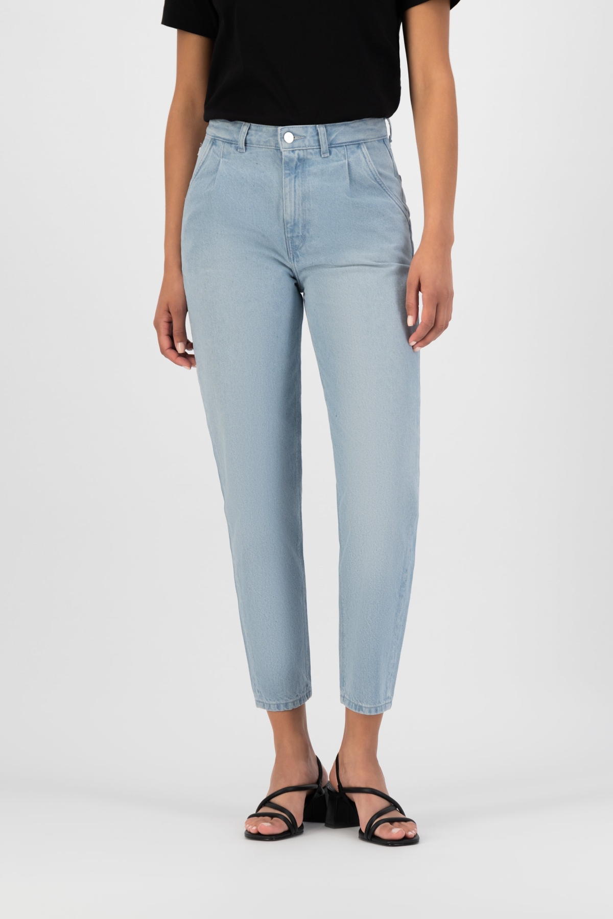 MUD Jeans dames vegan Spijkerbroek Loose Bailey Sunny Stone Blauw product
