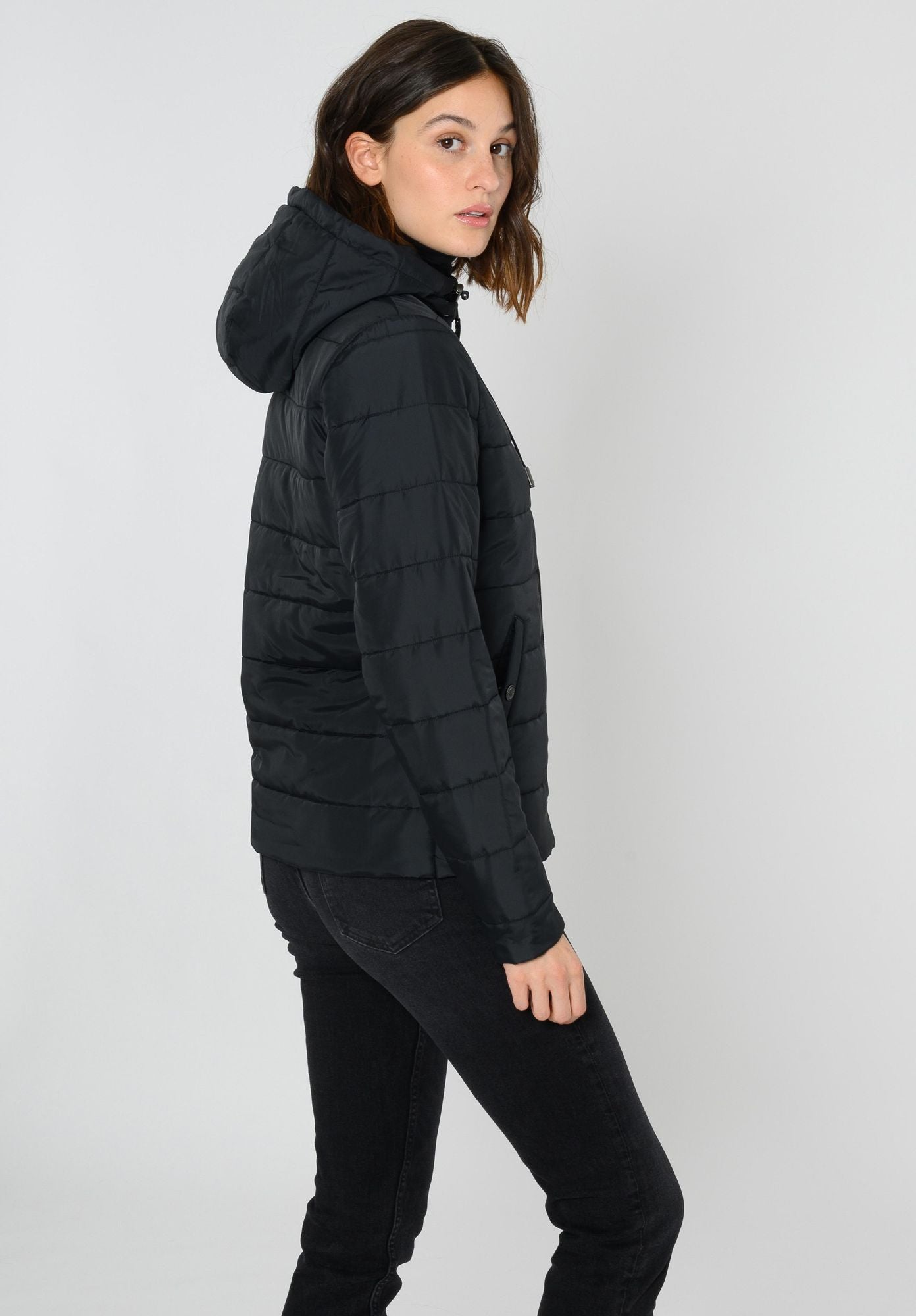 ThokkThokk womens vegan Jacket Classic Black