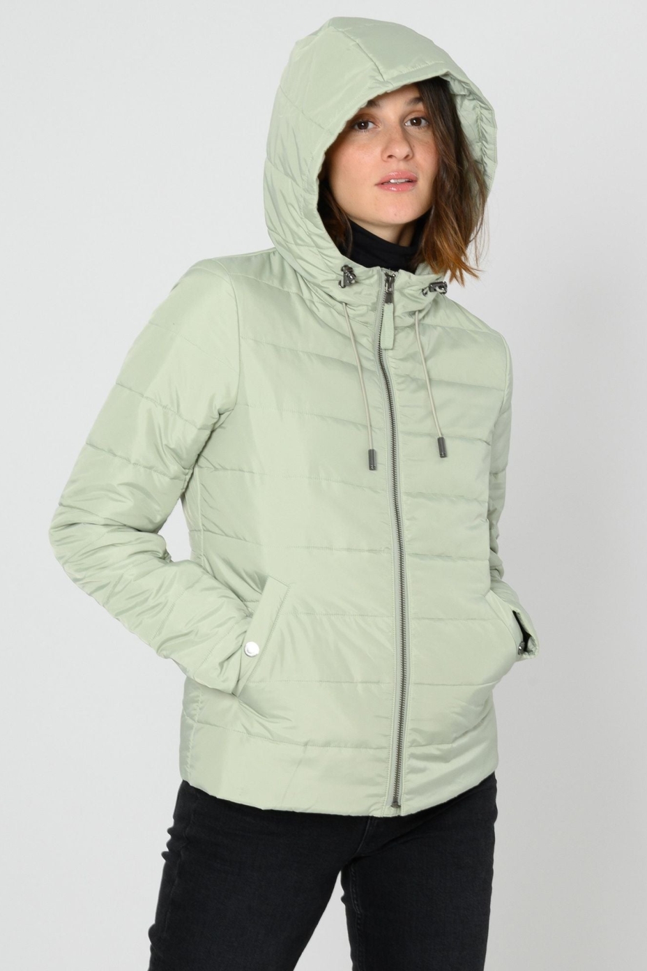 ThokkThokk Damen vegan Jacke Classic Wüste Salbei Grün