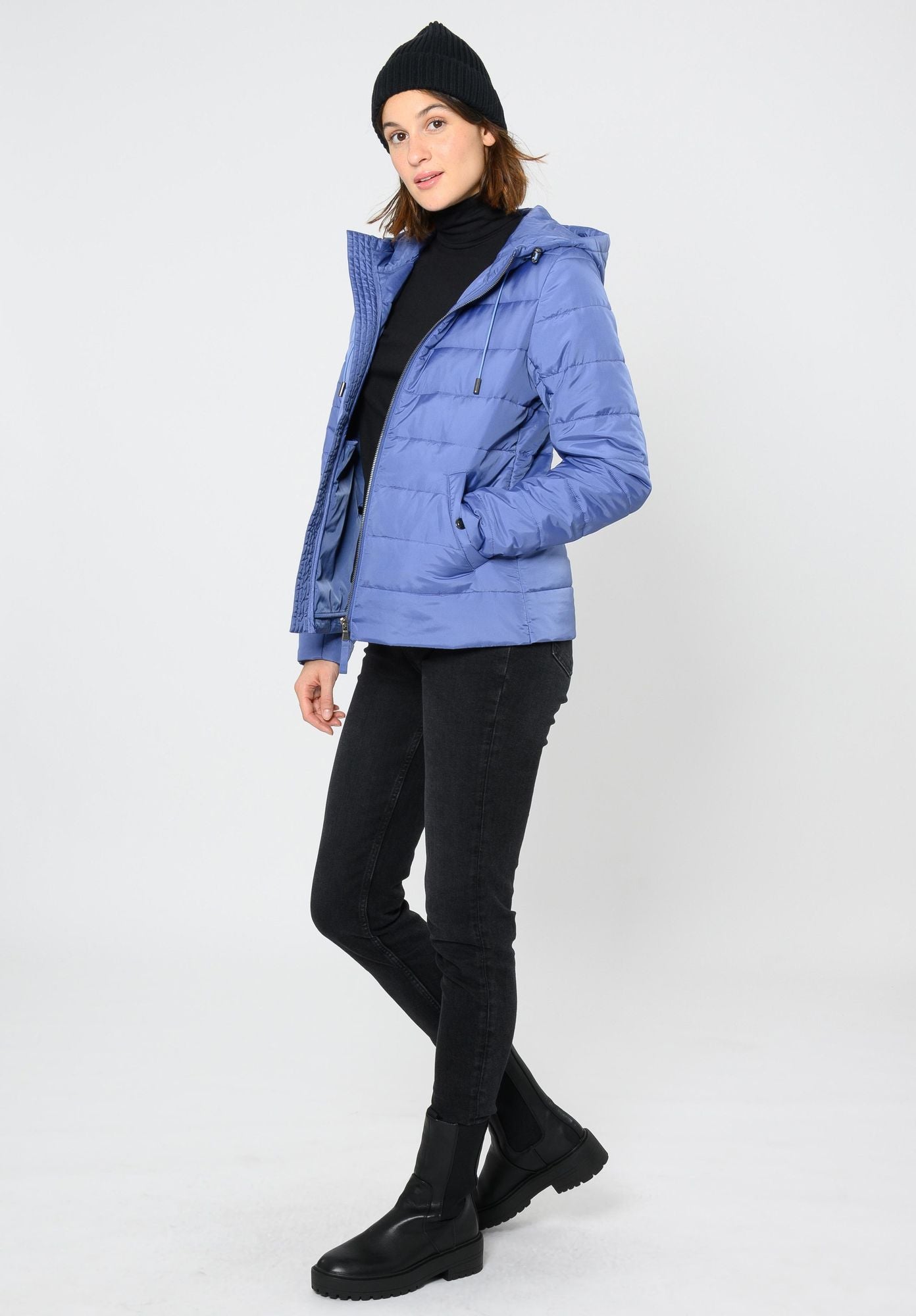 ThokkThokk womens vegan Jacket Classic Marlin Blue