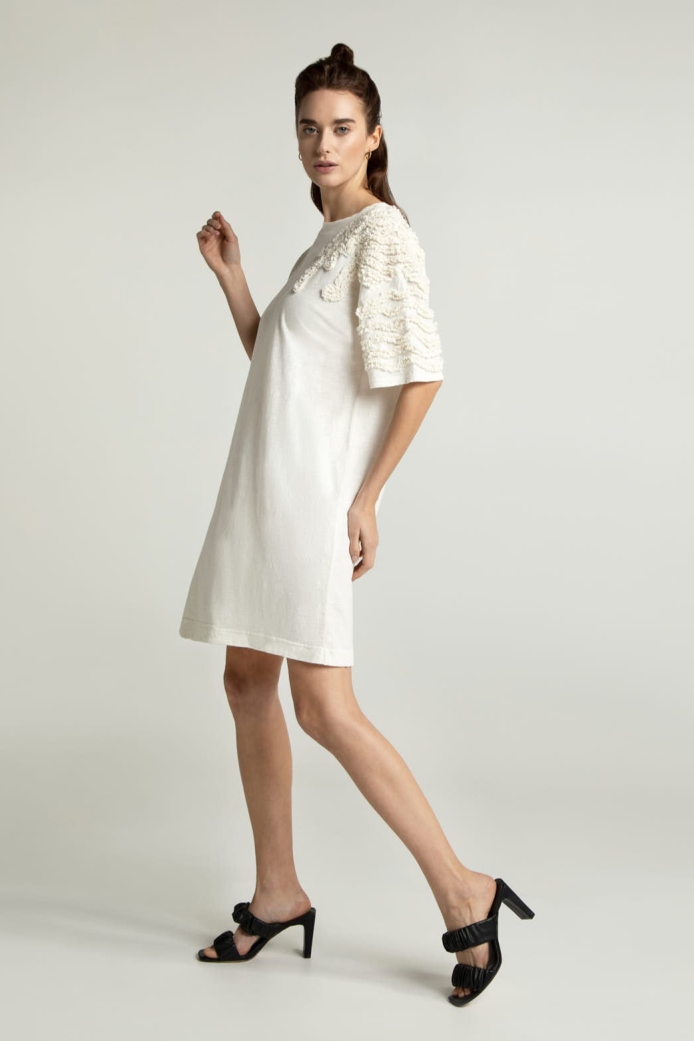 Lovjoi womens vegan Dress Elouise White Birch