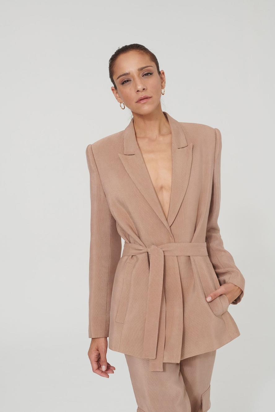 Lovjoi Damen vegan Blazer Jilli Rosenholz