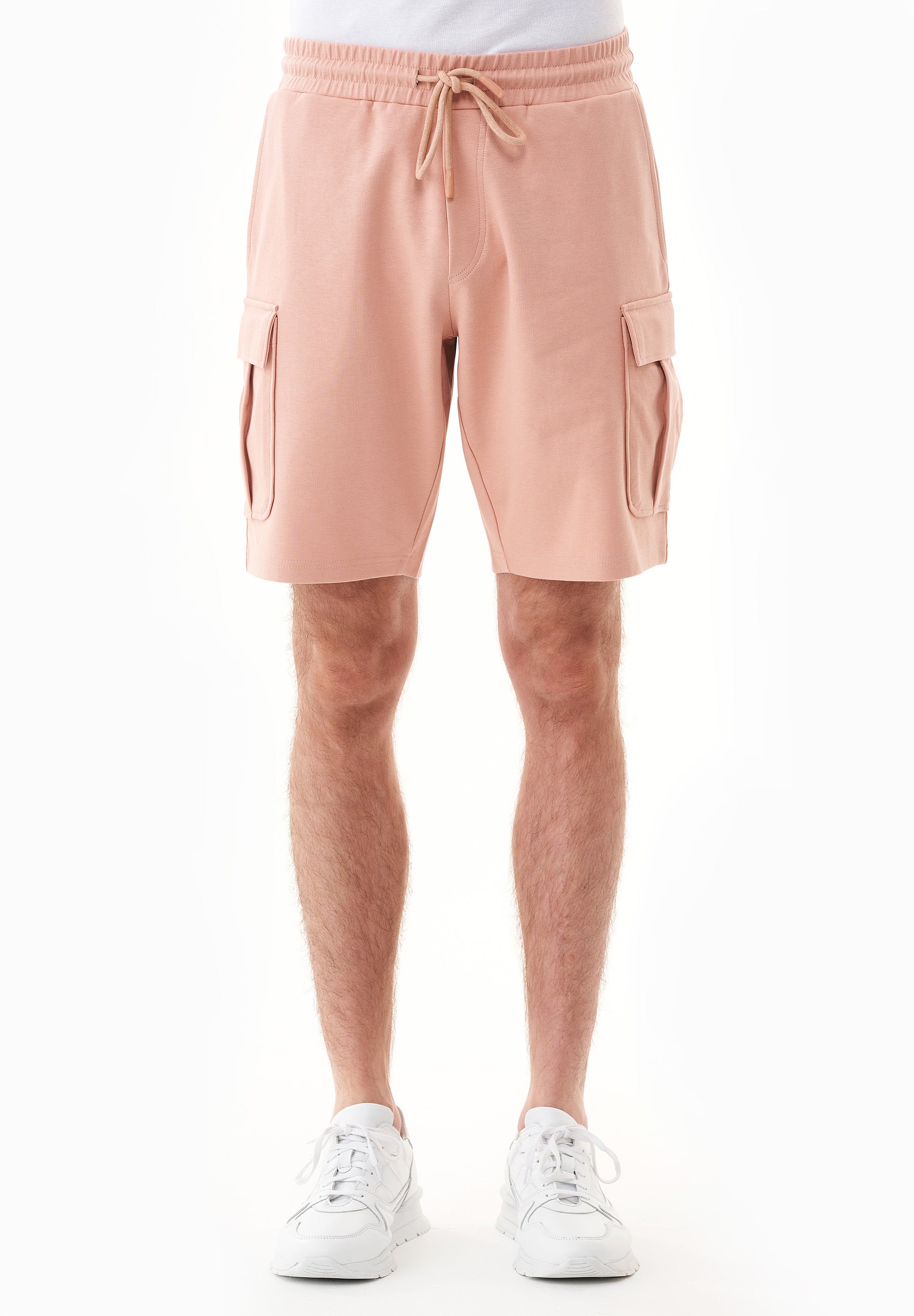 ORGANICATION Cargo Sweatshorts Dusty Blush Pink