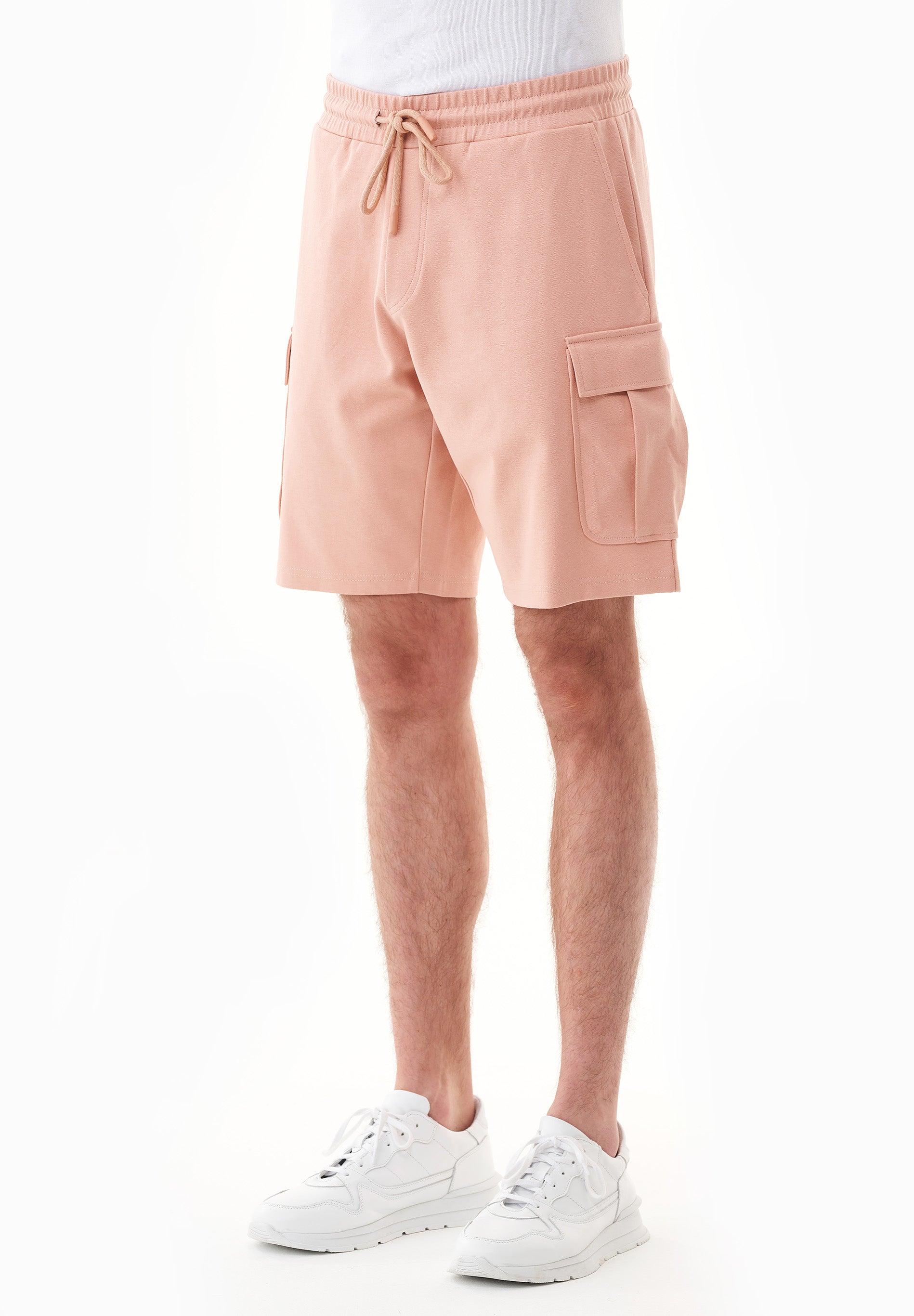 ORGANICATION Cargo Sweatshorts Dusty Blush Pink