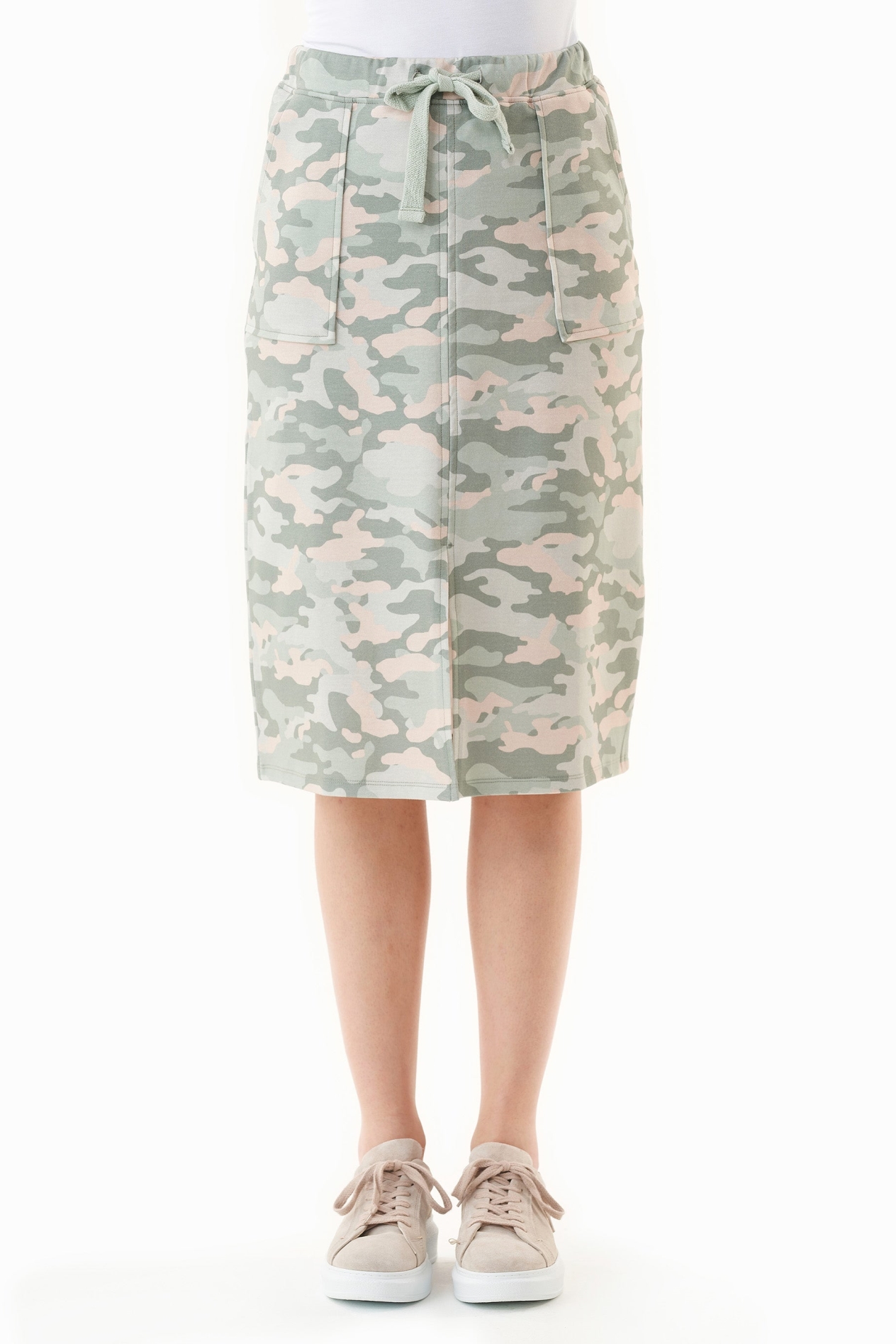Image of ORGANICATION dames vegan Rok Met Camouflagepatroon