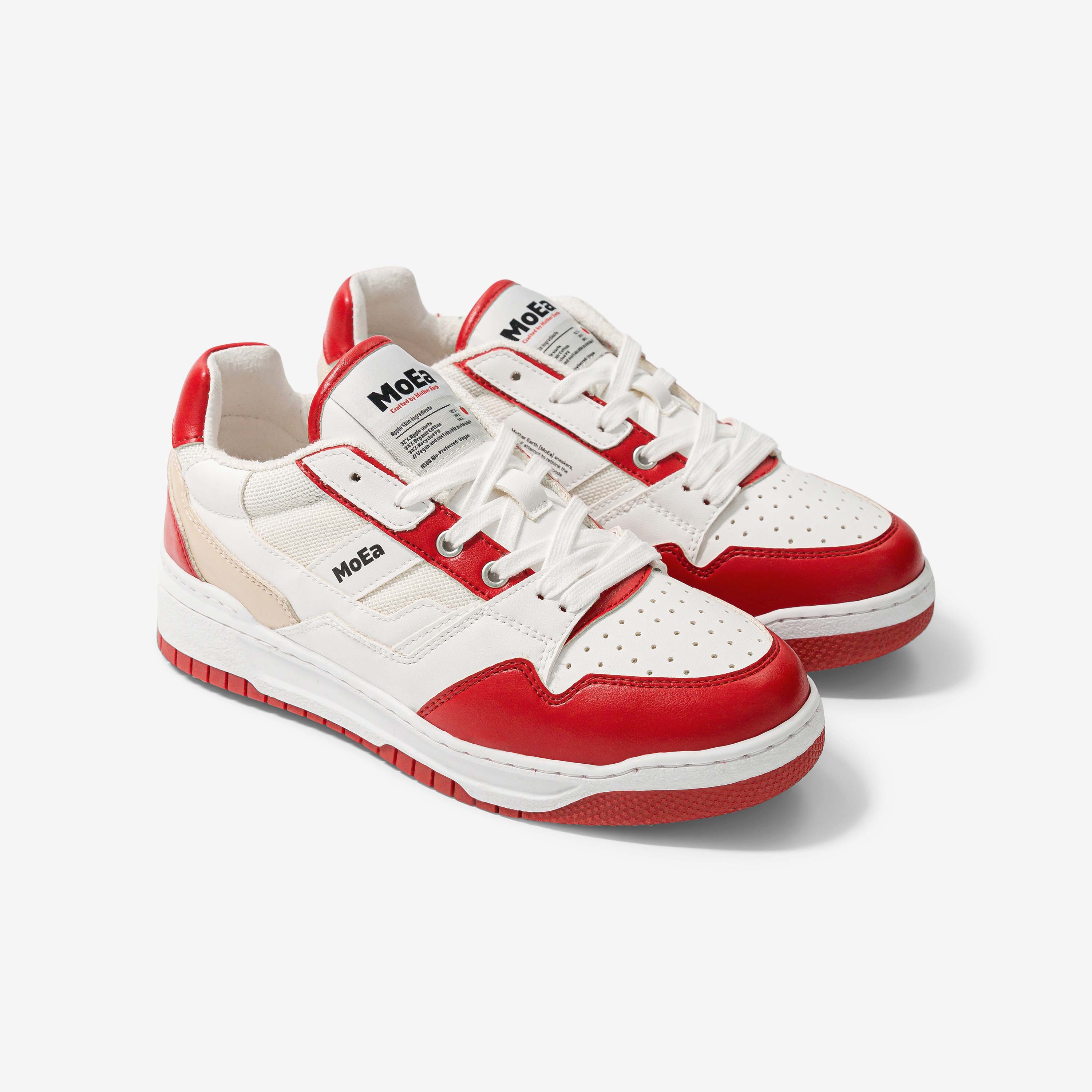 MoEa men vegan Sneakers Gen2 Sp White & Red