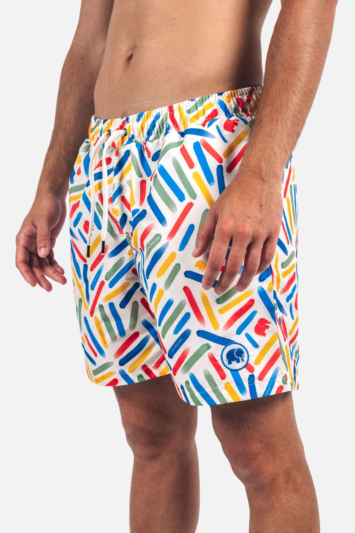 Image of Trendsplant mannen vegan Zwembroek Strokes Mediterraan