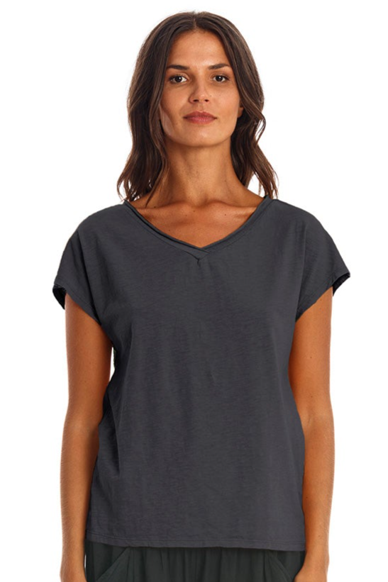 73332 - Damen vegan T-Shirt Arizona Lava Blau