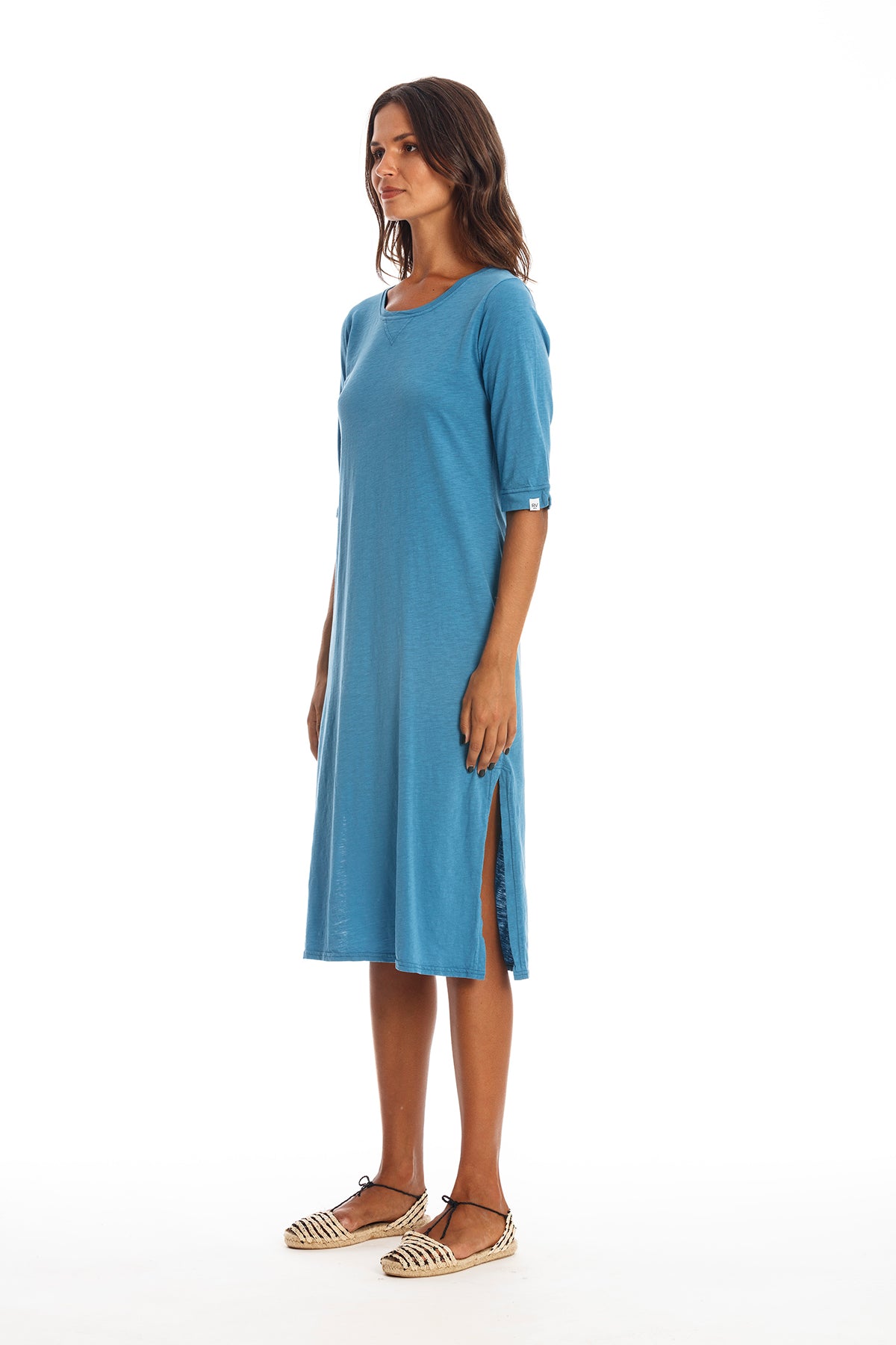 73424 - Damen vegan Kleid Mia Maui Blau