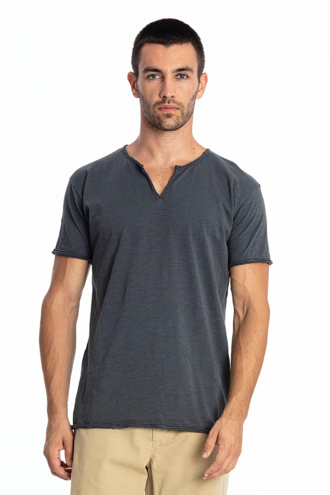 73479 - Herren vegan T-Shirt Eros Lava Blau