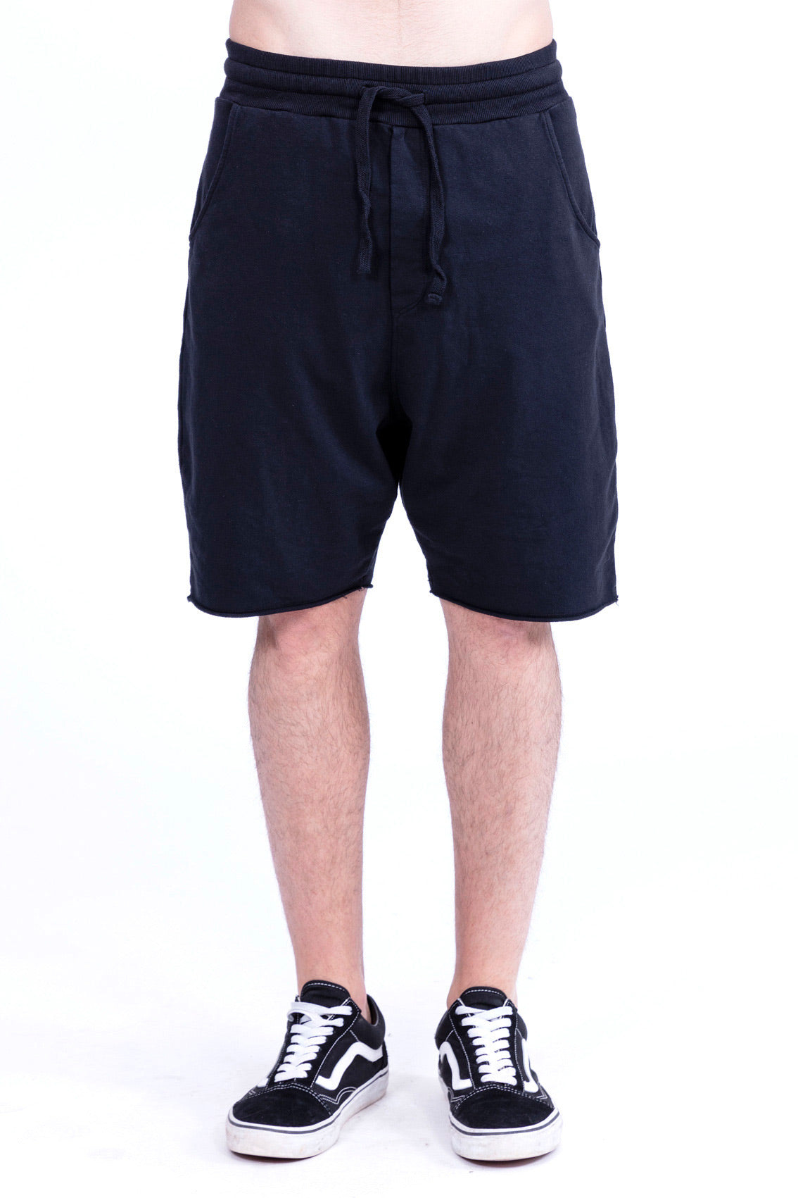 RAVENS VIEW IBIZA Herren vegan Kurze Hose L.A Schwarz