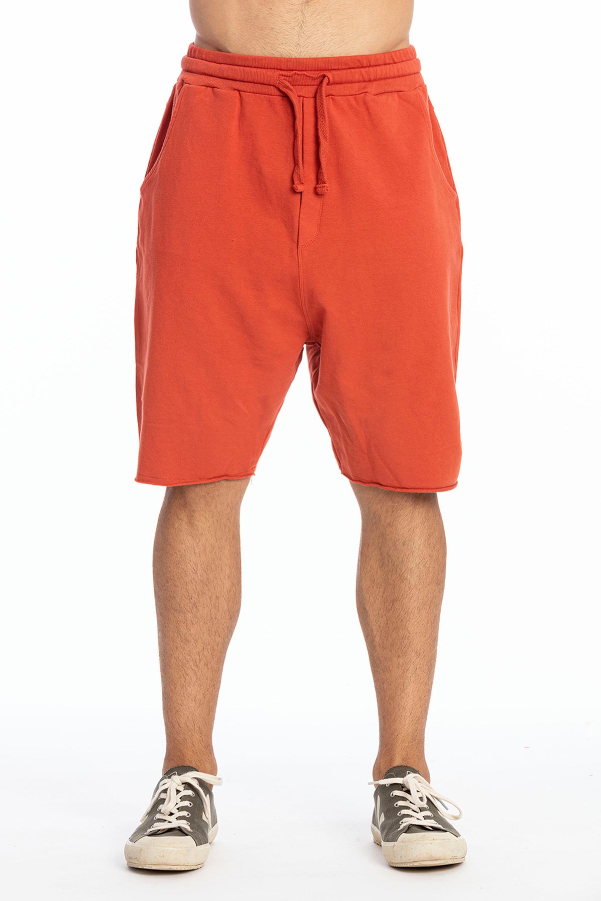 Image of RAVENS VIEW IBIZA mannen vegan Korte Broek L.A Terracotta Oranje