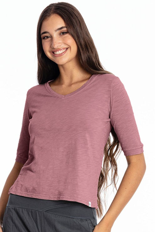 73653 - Damen vegan Oberteil Lisa Malva Violett