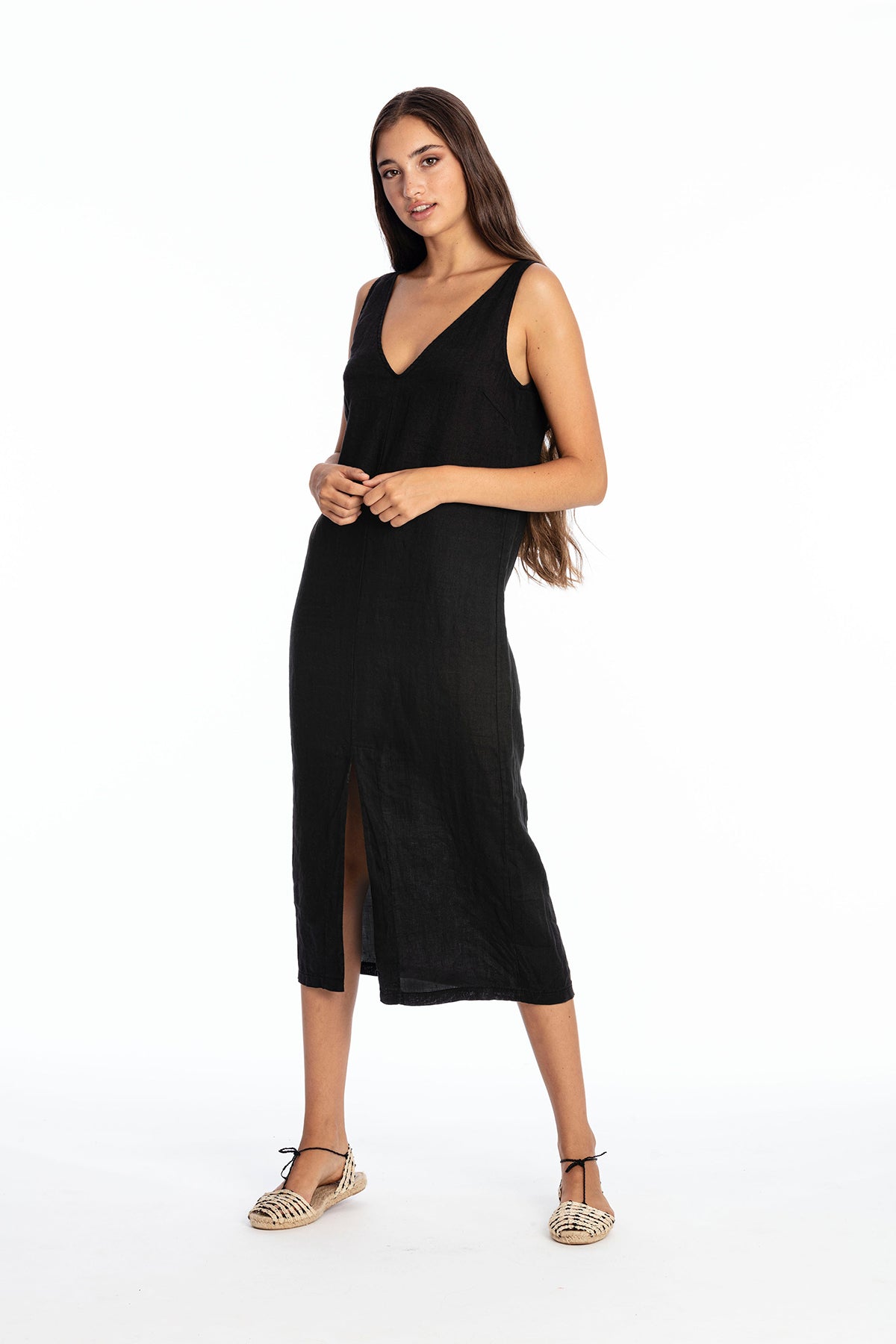 RAVENS VIEW IBIZA womens vegan Dress ChlÃ¶e Black