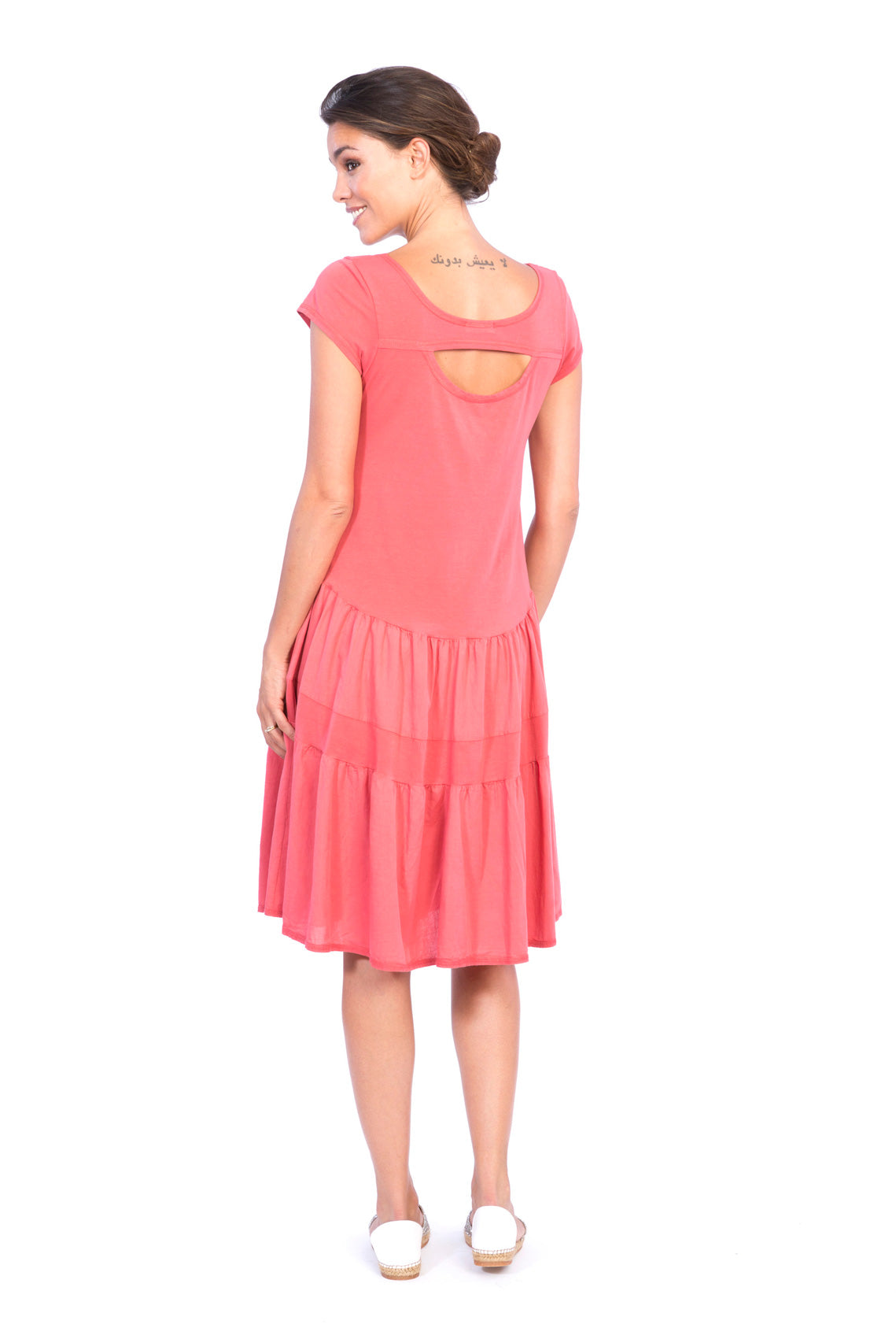 RAVENS VIEW IBIZA womens vegan Dress Seventy Candy Red