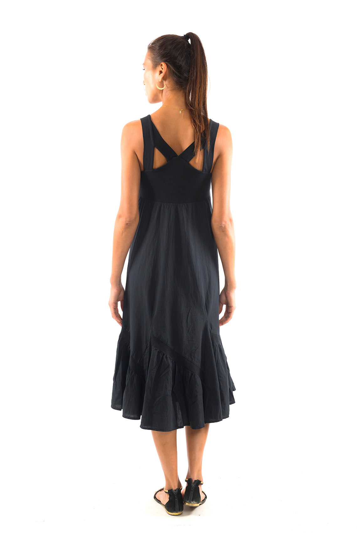 RAVENS VIEW IBIZA womens vegan Dress Coco Black