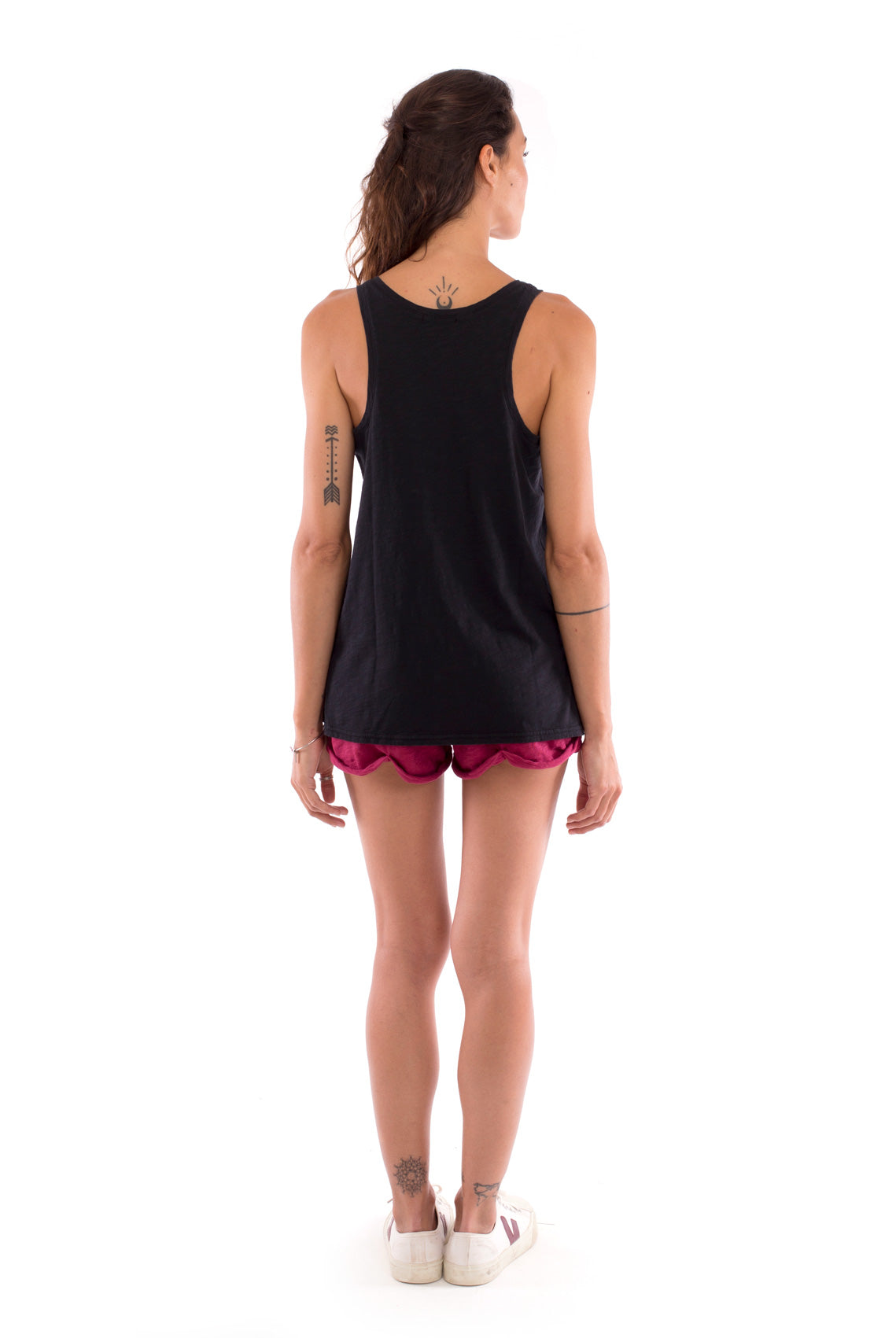 RAVENS VIEW IBIZA womens vegan T-Shirt Haiti Black