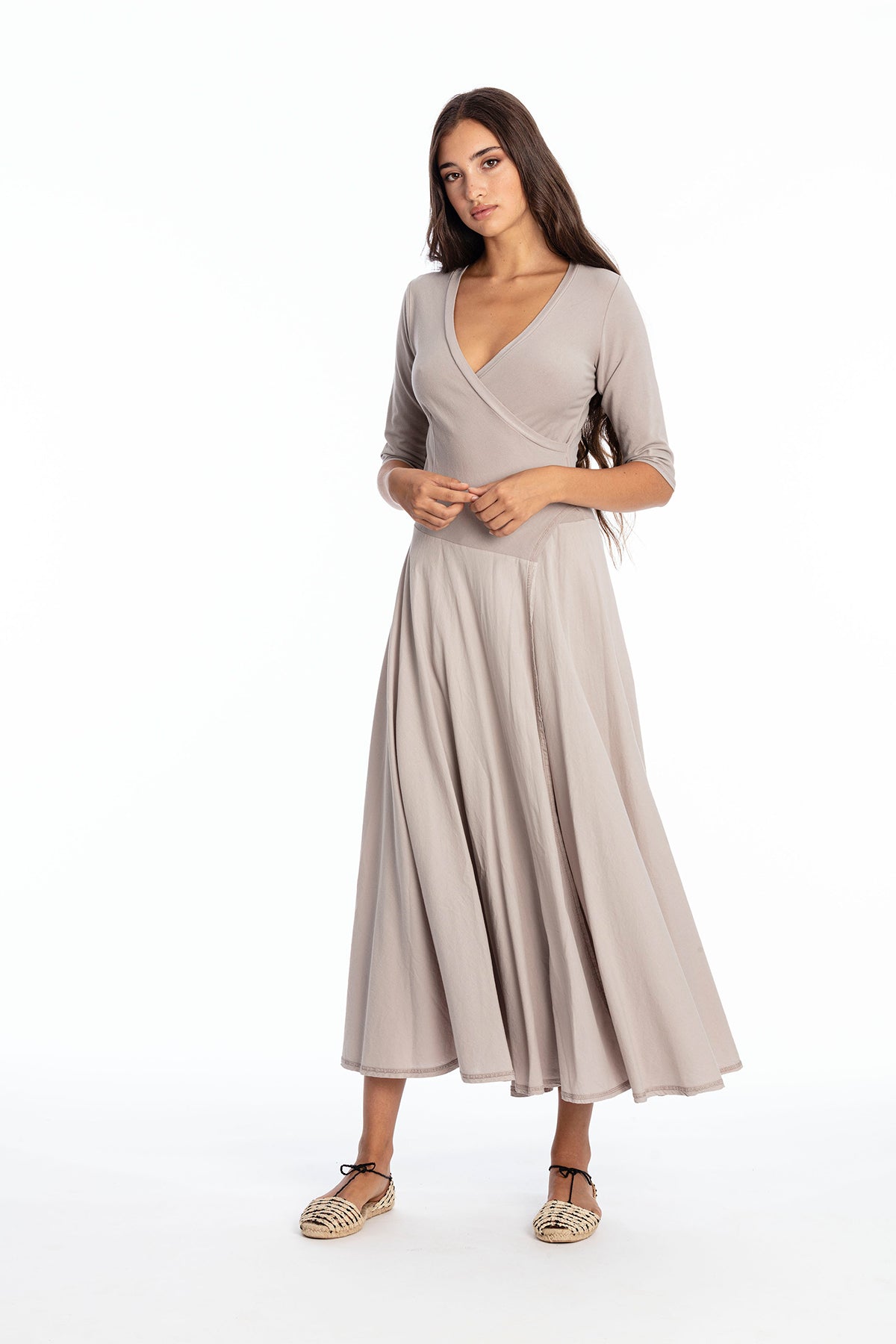 RAVENS VIEW IBIZA Dress Veronika Stone Grey
