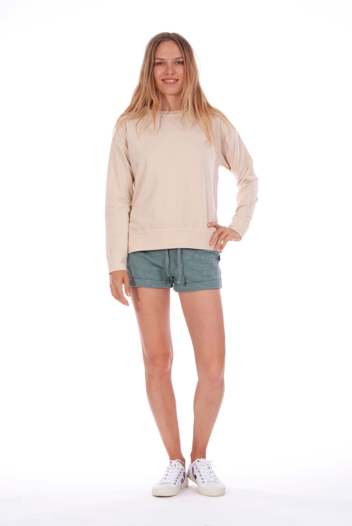 RAVENS VIEW IBIZA Sweatshirt Mia Sand Beige
