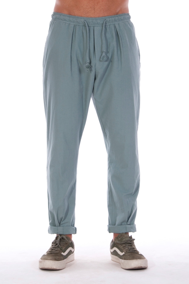 73950 - Herren vegan Hose Milano Chinois GrÃ¼n