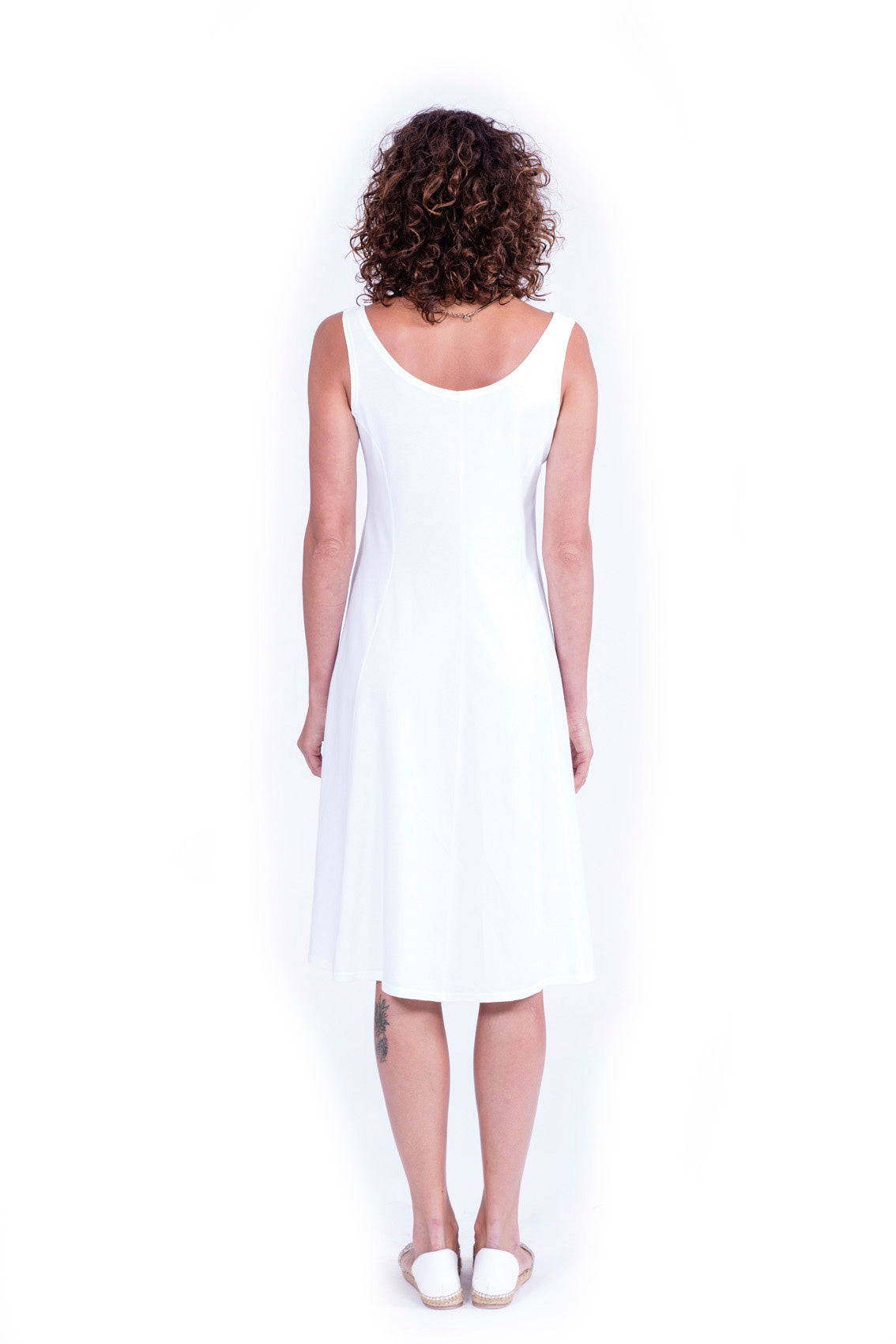 RAVENS VIEW IBIZA womens vegan Dress Milan White