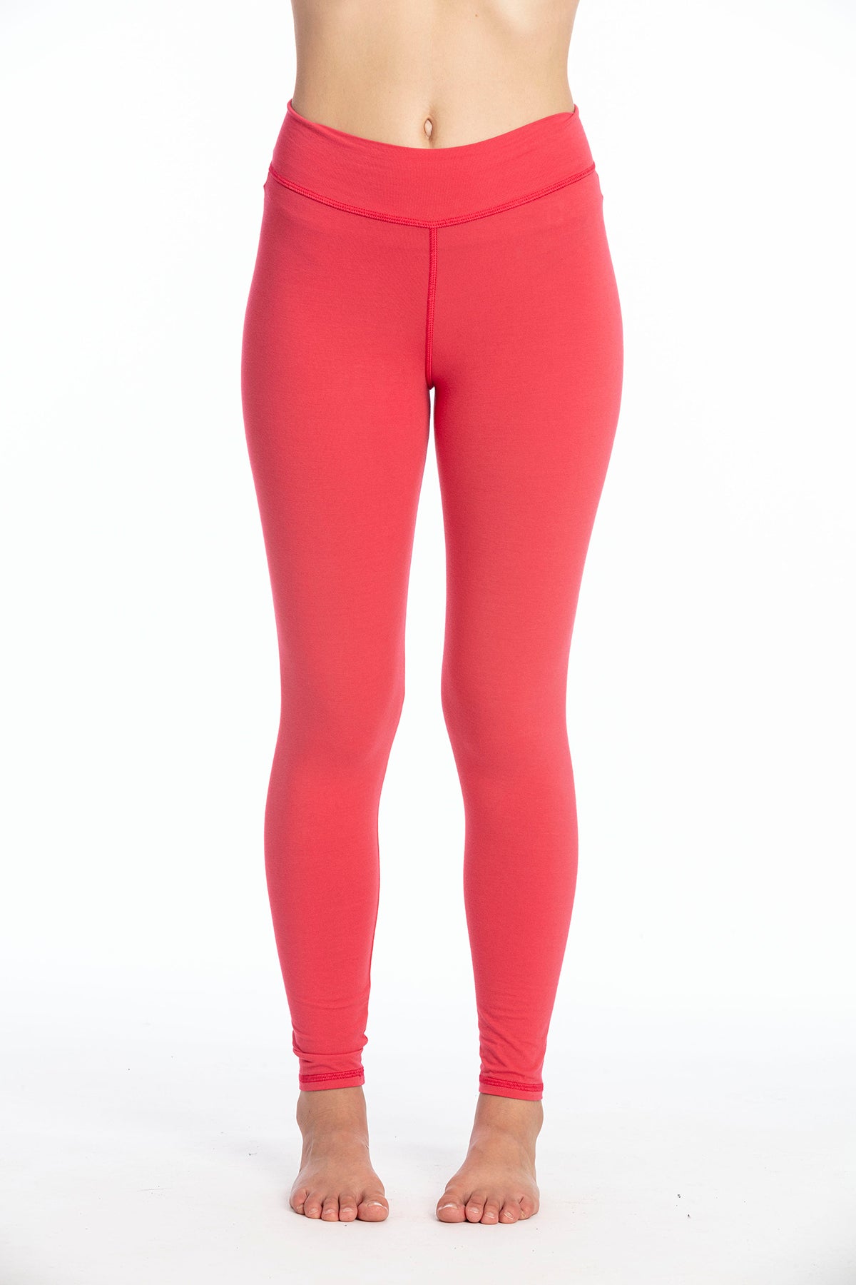 Image of RAVENS VIEW IBIZA dames vegan Yoga Legging Elektrisch Rood