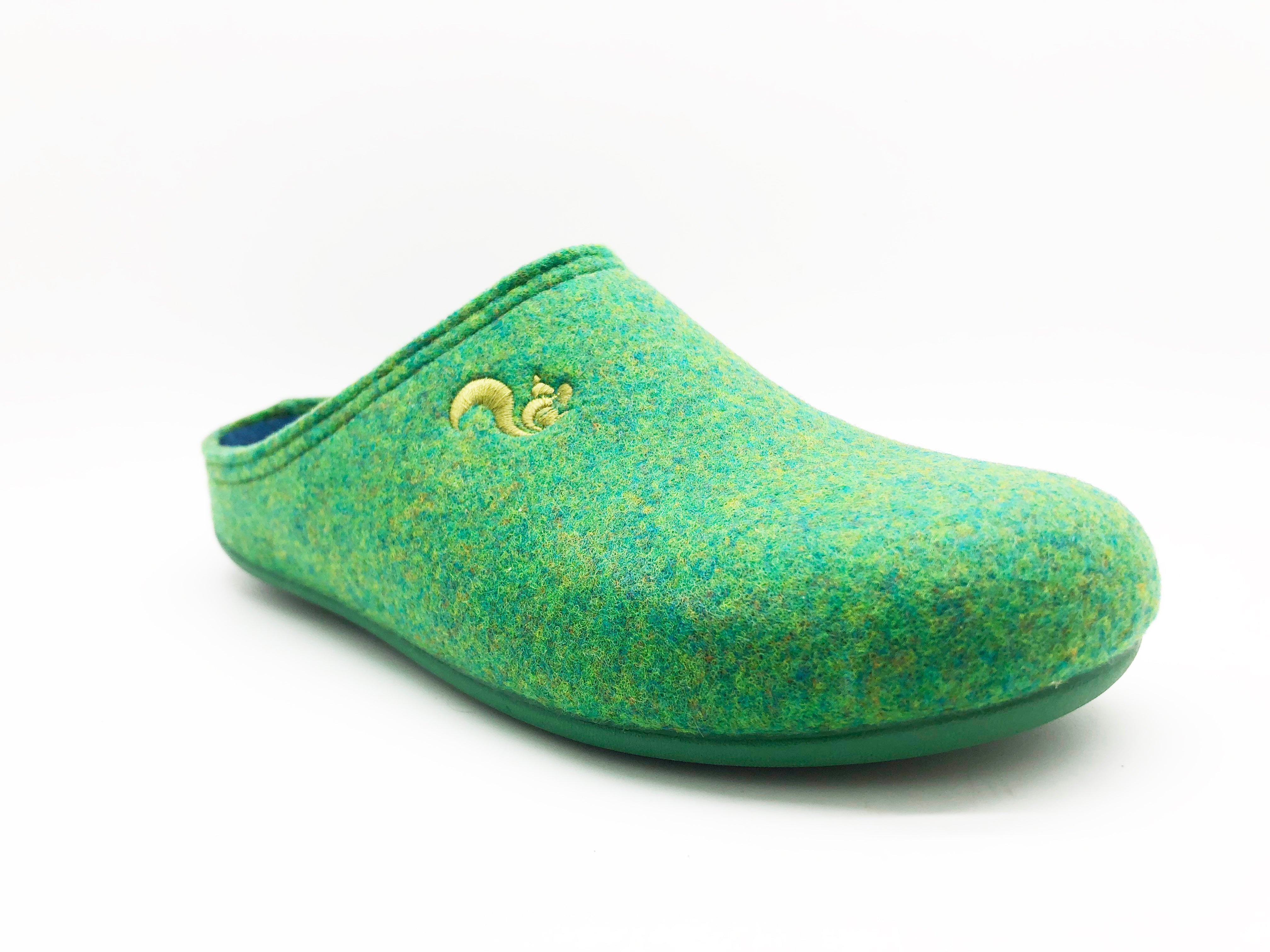 thies men vegan Slippers Recycled Pet Green (W/M)