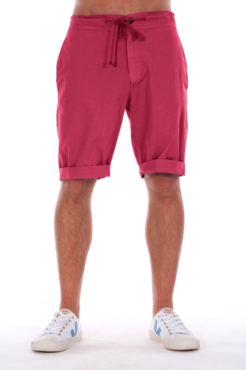 Image of RAVENS VIEW IBIZA mannen vegan Shorts Granaat Roze