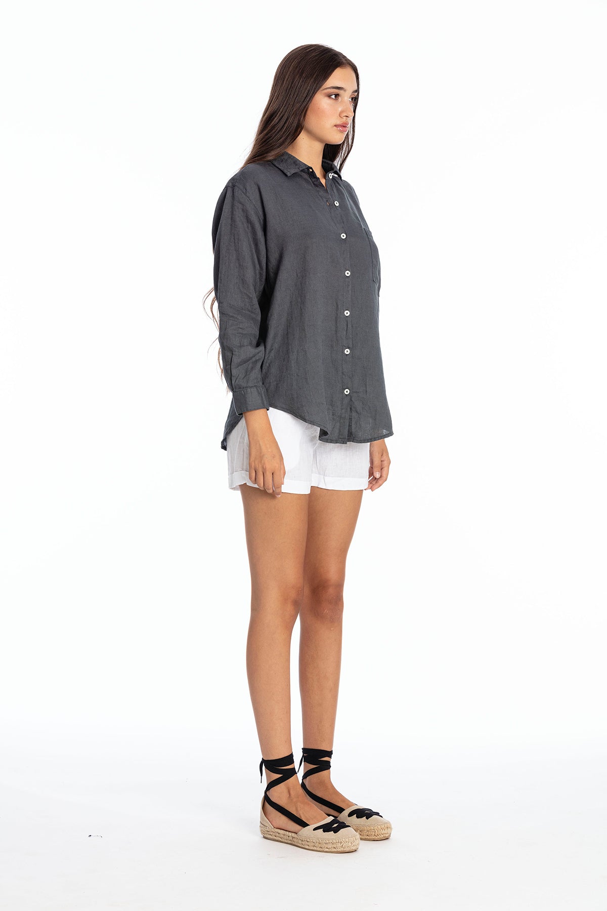 RAVENS VIEW IBIZA Shirt Monet Lava Blue