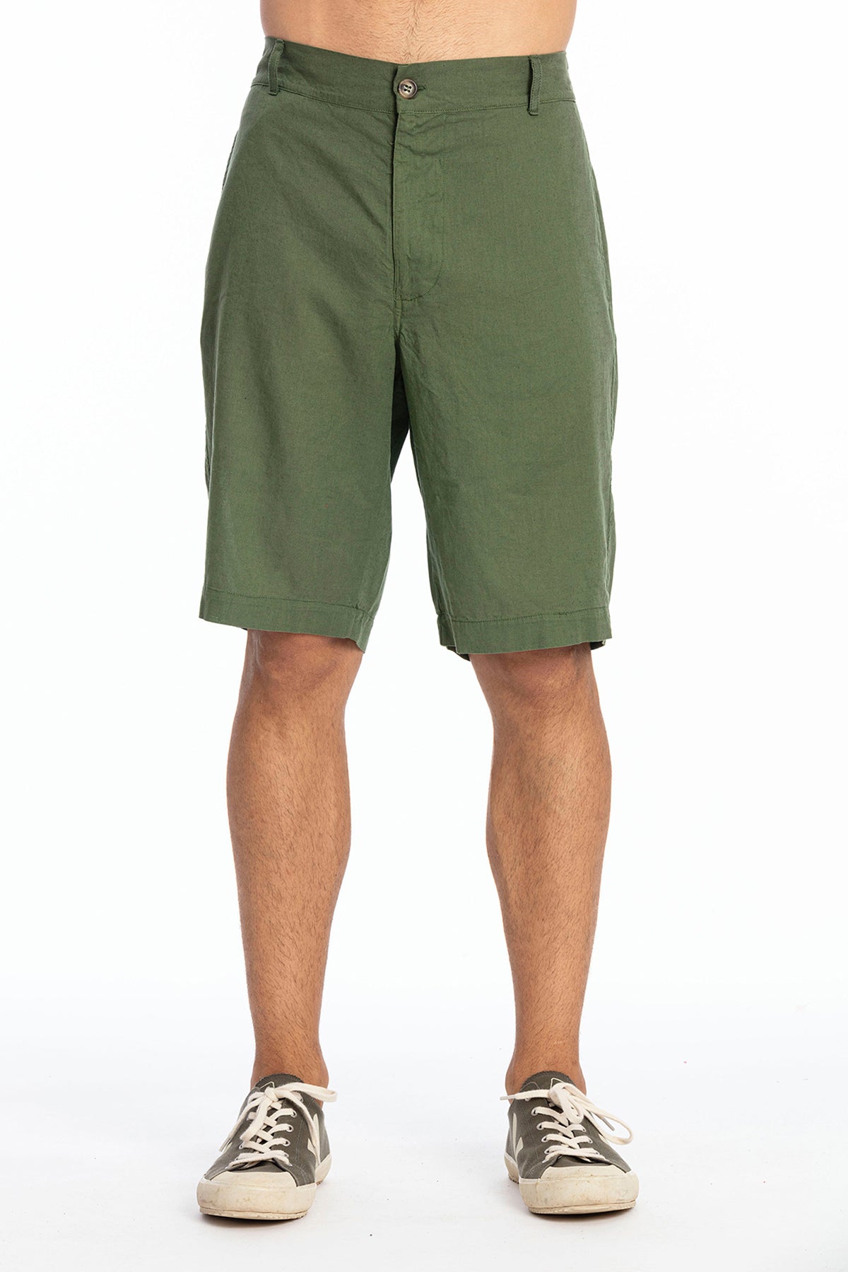 Image of RAVENS VIEW IBIZA mannen vegan Korte Broek Kyros Forest Green