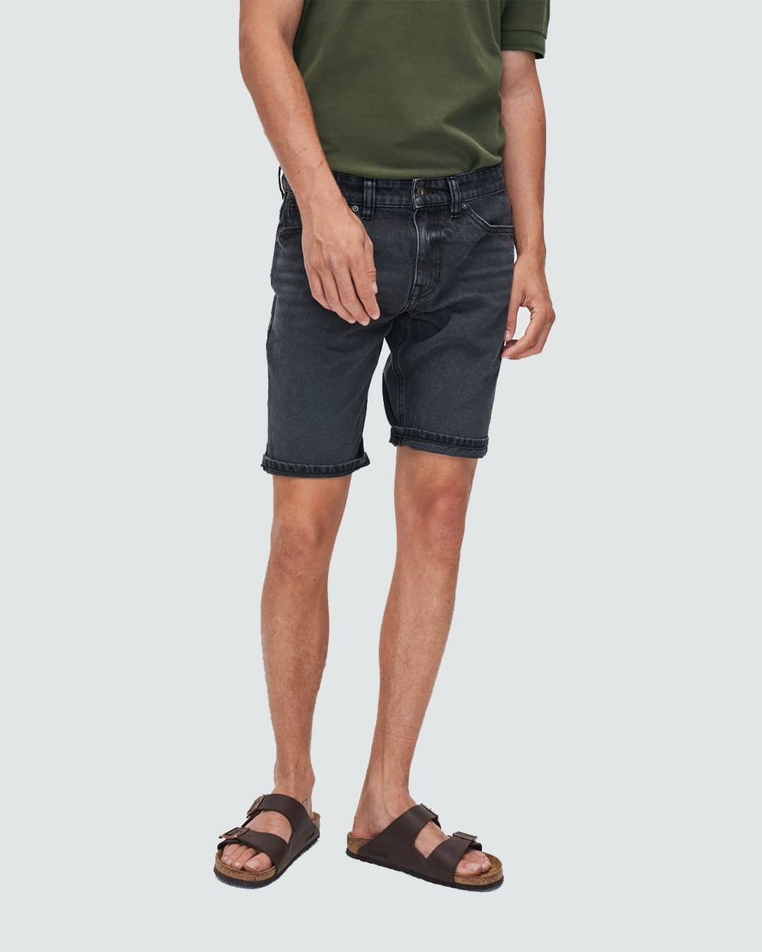 Kuyichi Denim Shorts Jeff Dark Grey