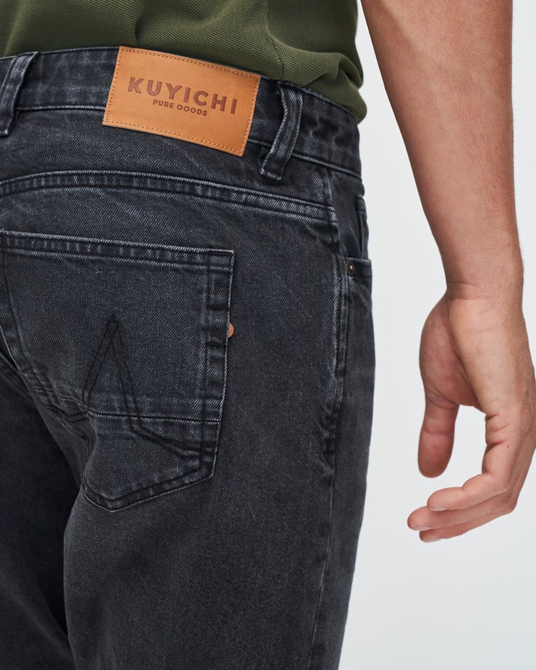 Kuyichi Denim Shorts Jeff Dark Grey